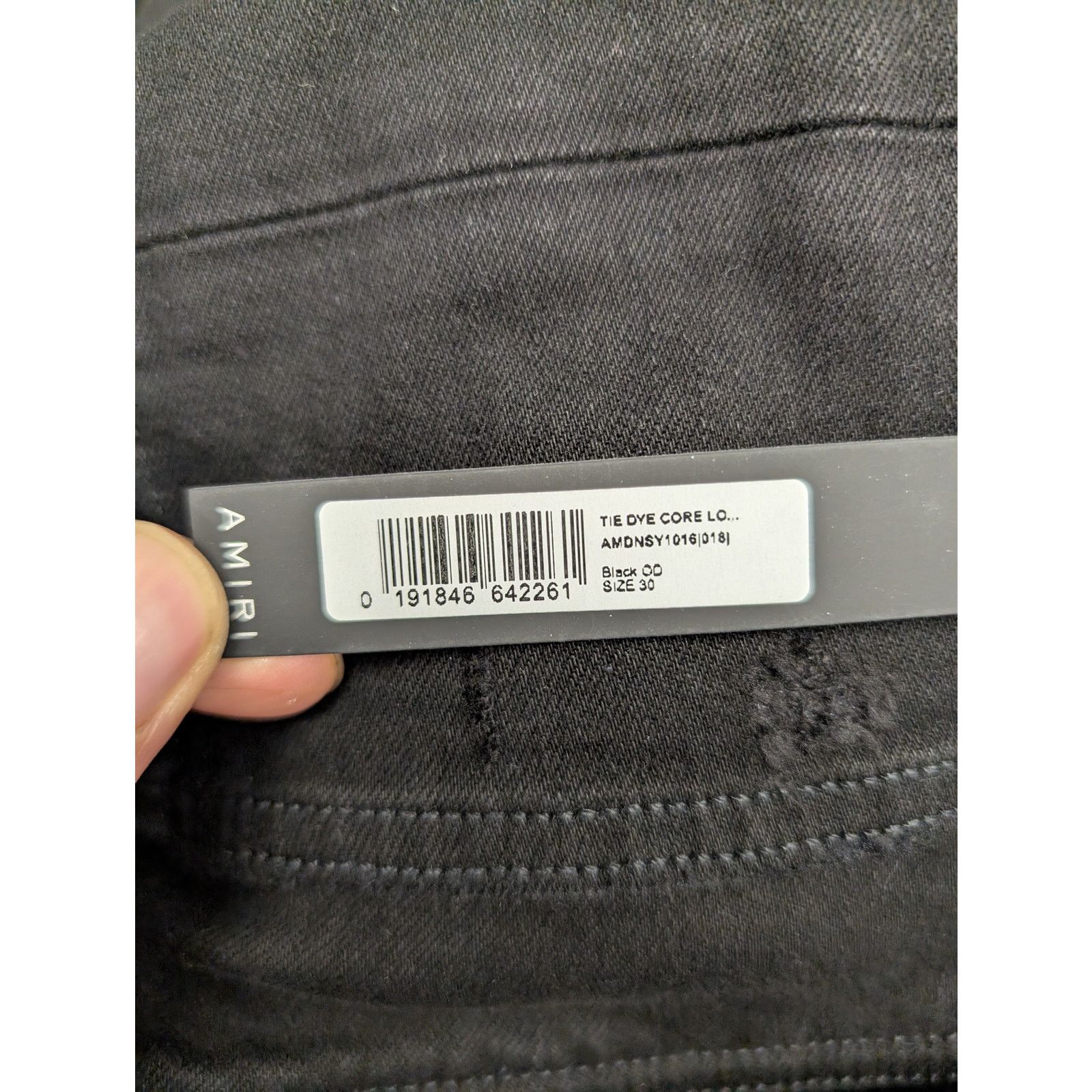 Amiri o1rshd1 Tie Dye Core Logo Jean in Black Size US 30 / EU 46 - 18 Thumbnail