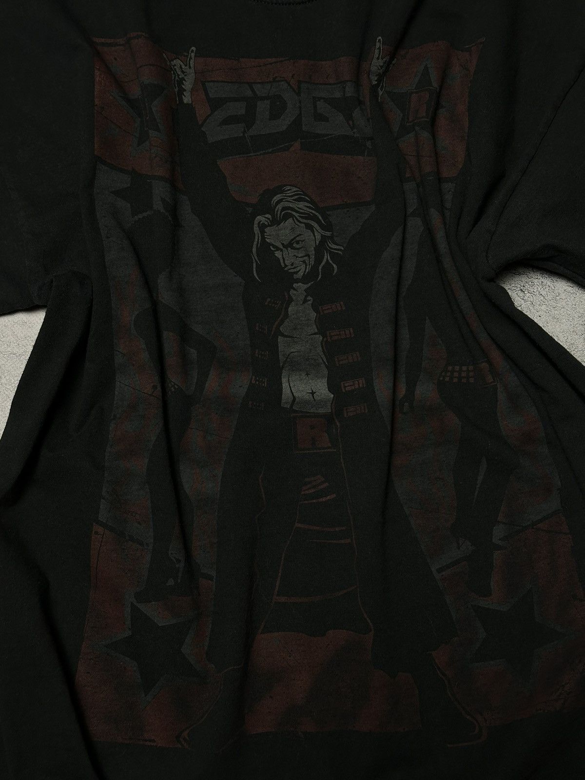 Vintage Vintage EDGE Superstar WWE Wrestling T Shirt Size US XL / EU 56 / 4 - 6 Thumbnail