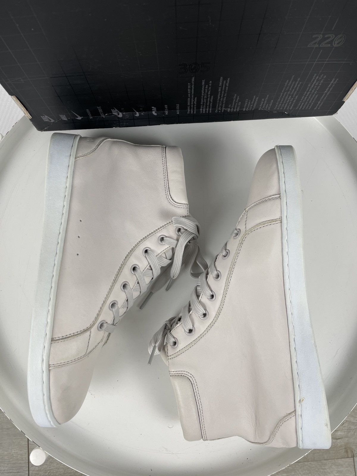 Dolce & Gabbana Rare Y2K D&G Leather Italy Lace-Up High-Top Sneakers Shoes Trainers Size US 5.5 / IT 35.5 - 9 Thumbnail