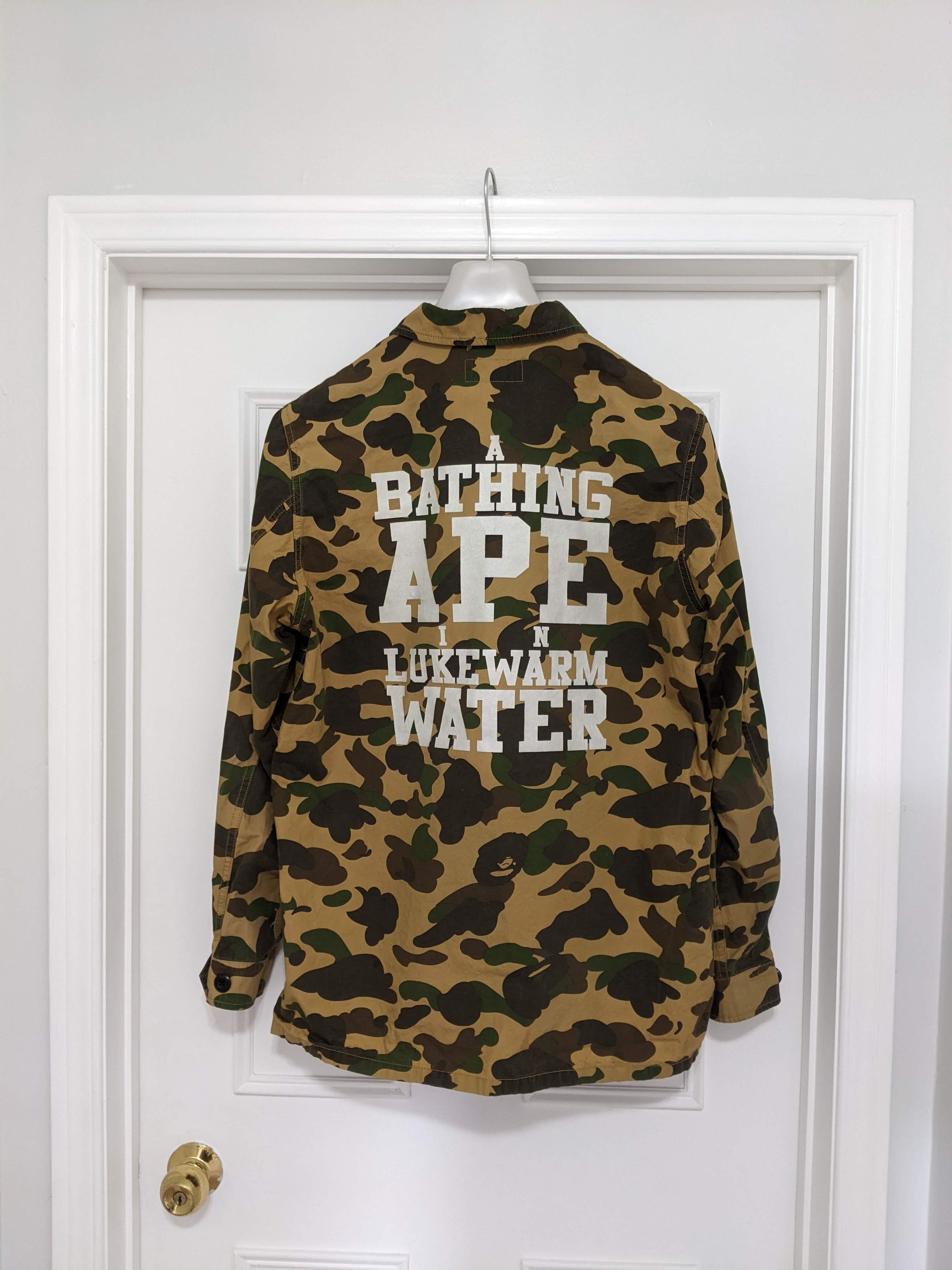 1st Camo A Bathing Ape In Lukewarm Water Button Up Shirt