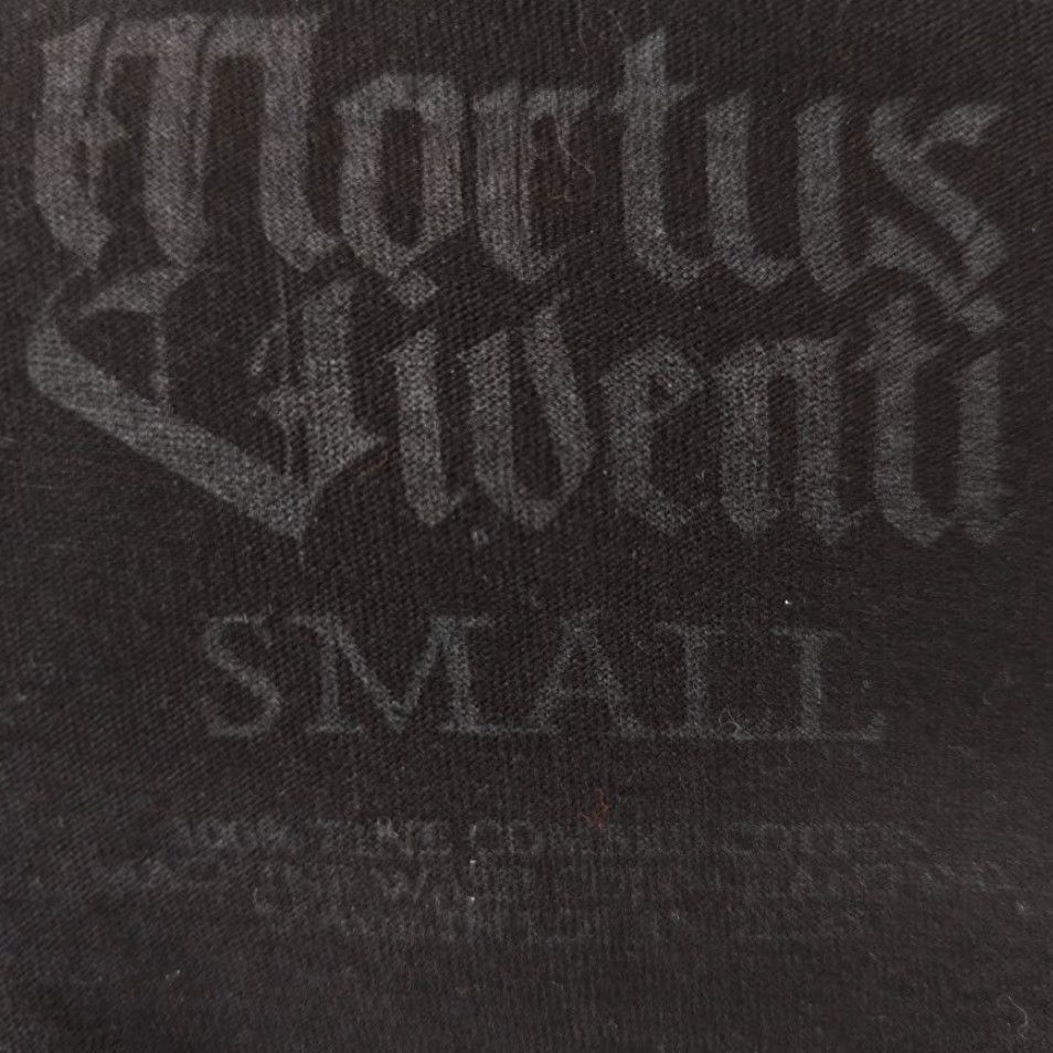 Vintage Mortus Viventi Shirt Mens Small Black Cat Tower Tarot Card Fortune Telling Made In USA Size US S / EU 44-46 / 1 - 6 Thumbnail