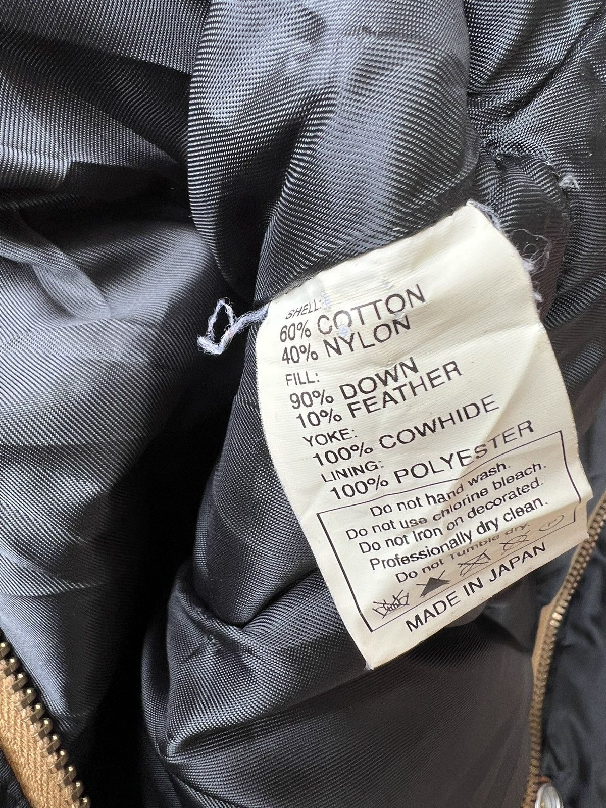 Engineered Garments × Needles × Nepenthes Cootie Productions Japan Down Puffer Western Leather Vest Size US M / EU 48-50 / 2 - 16 Thumbnail
