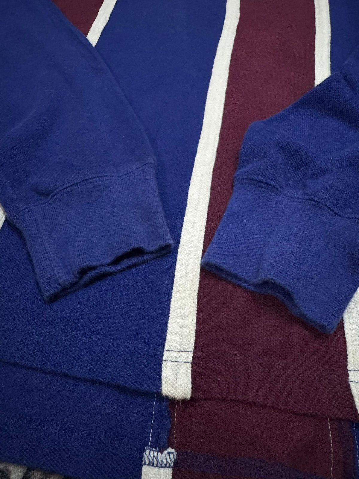 Polo Ralph Lauren Vintage 90s Polo Ralph Lauren Long Sleeve Striped Polo Shirt Size US M / EU 48-50 / 2 - 8 Thumbnail