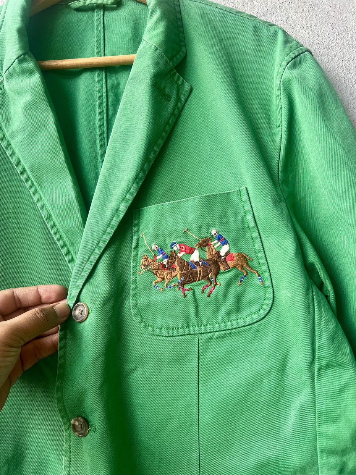 Polo Ralph Lauren Vintage Polo by Ralph Lauren Equestrian Coat Jacket Size US XXL / EU 58 / 5 - 5 Thumbnail