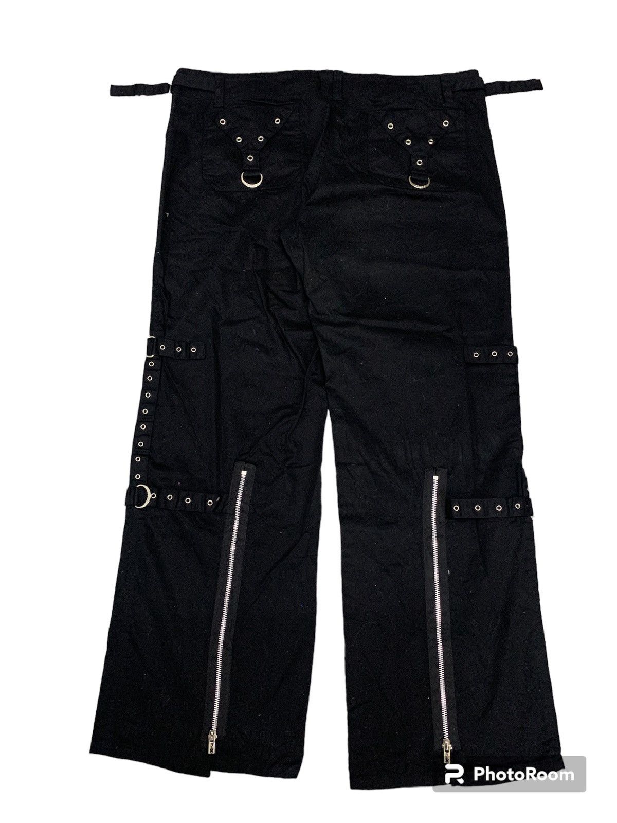 image of Avant Garde x Tripp NYC Bondage Baggytripp Nyc Bondage Baggy Pant in Black, Men's (Size 38)