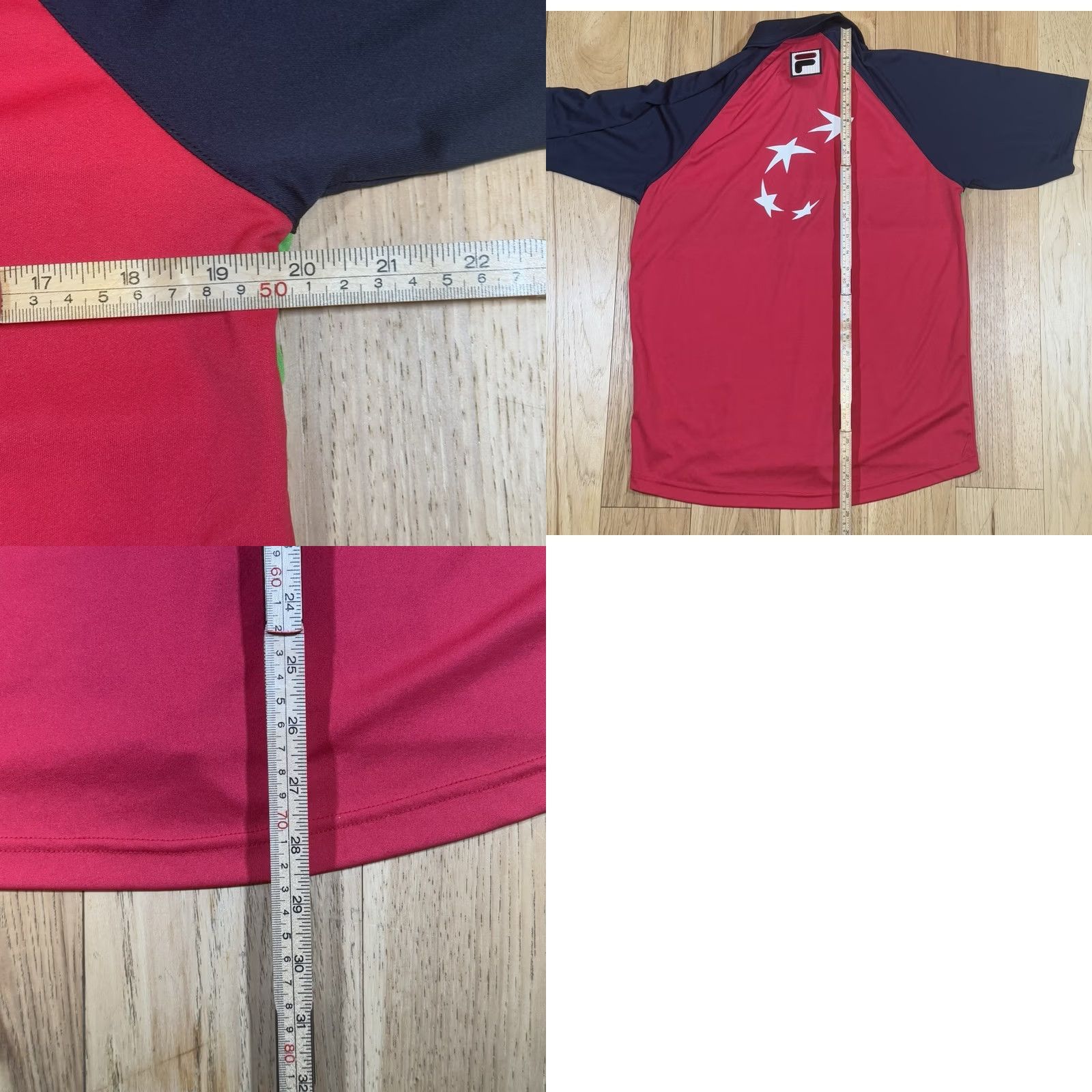 Fila FILA Polo Shirt Short Sleeve Mens Small Red Stretch Tennis Open BNP Paribas Open Blue Size US S / EU 44-46 / 1 - 8 Thumbnail