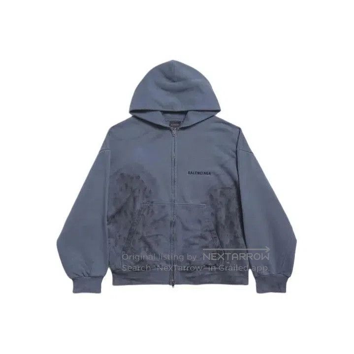 Balenciaga Balenciaga Men's Hooded Zip-Up Hoodie. Size US M / EU 48-50 / 2 - 1 Thumbnail