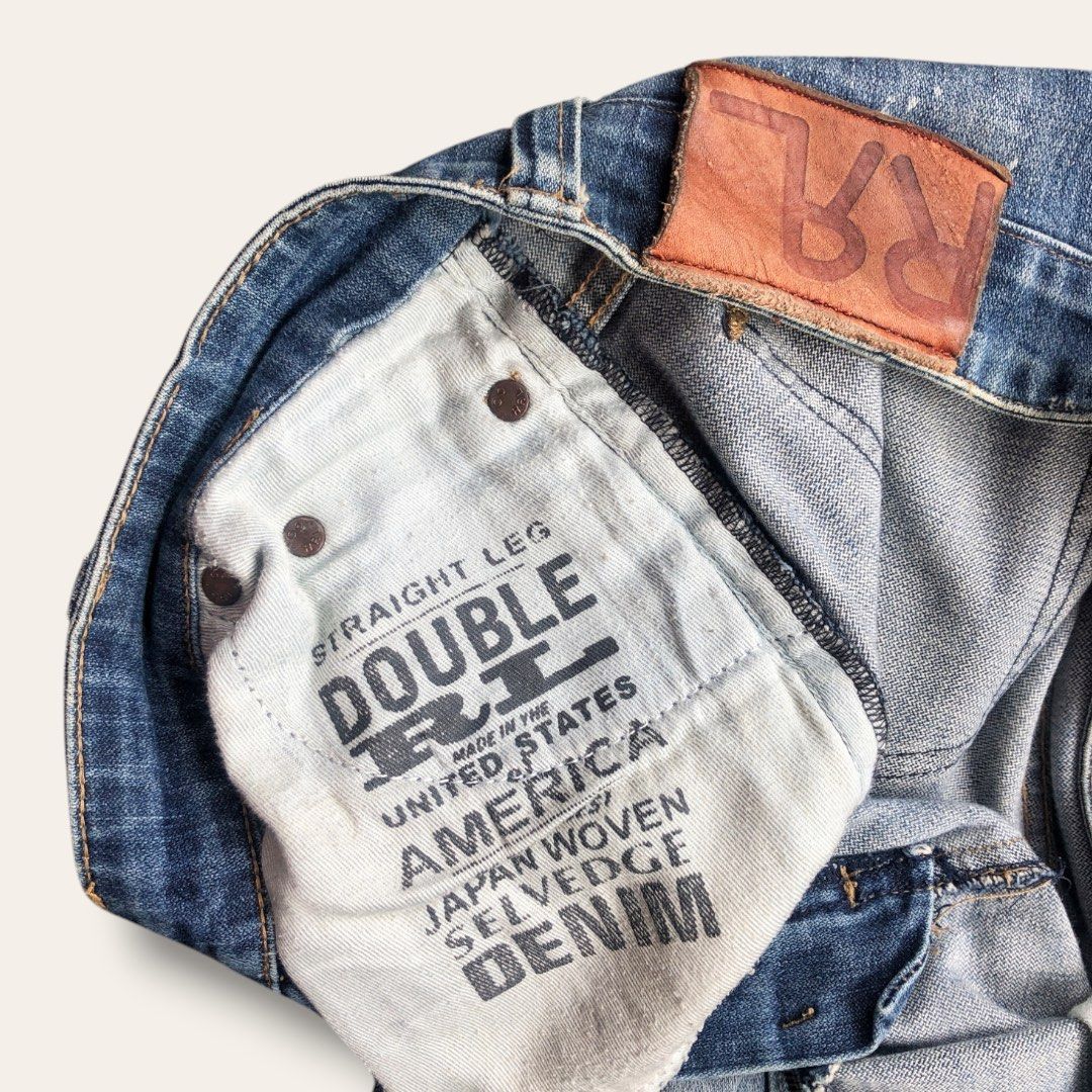 RRL Ralph Lauren × Vintage Vintage double RL denim Size US 31 - 6 Thumbnail