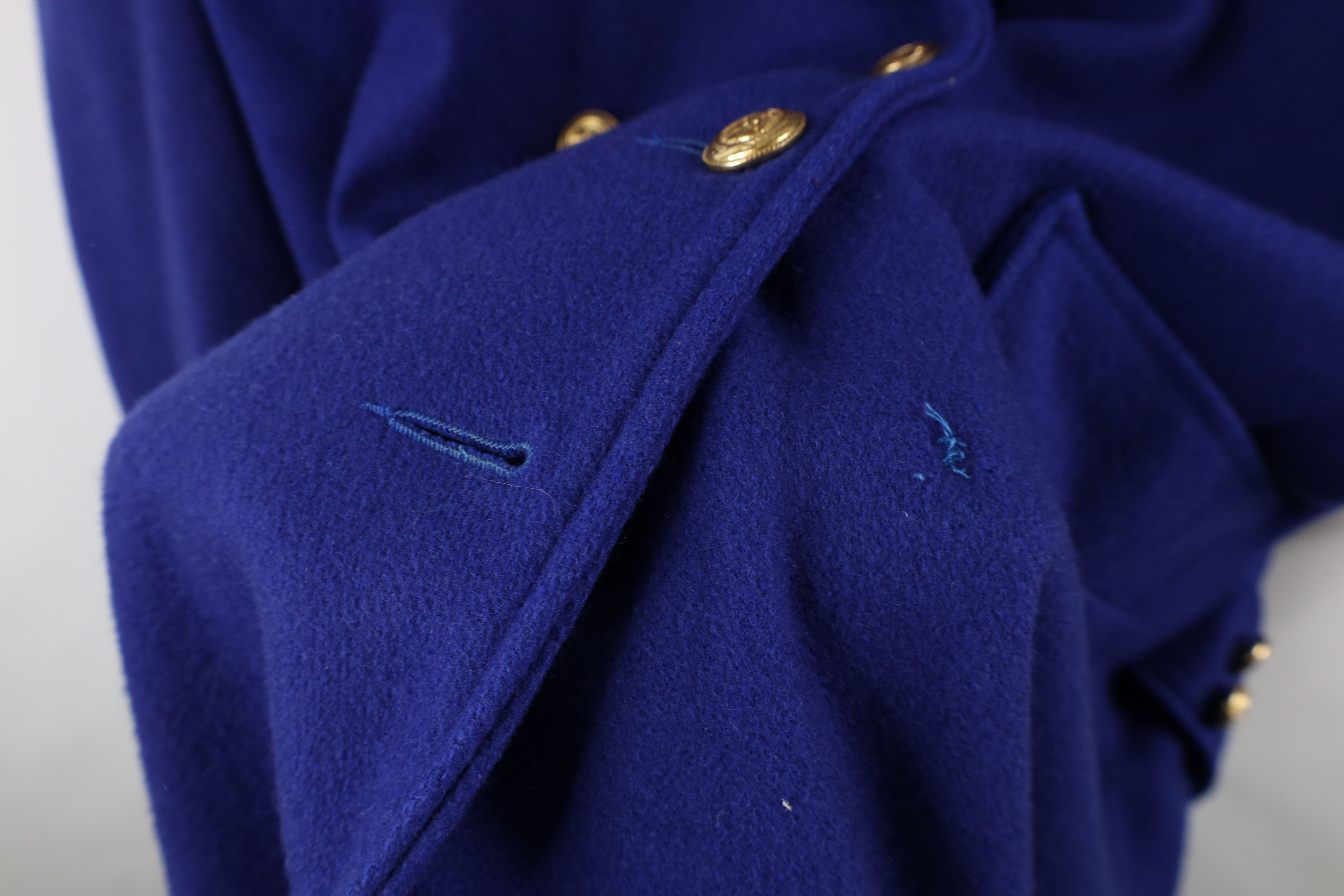 Vintage Vintage 70s Streetwear Breasted Wool Trench Coat Jacket Size XXL / US 16-18 / IT 52-54 - 5 Thumbnail
