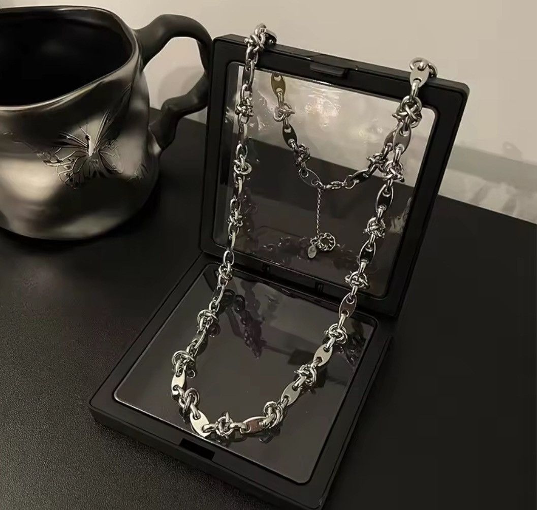 Jewelry Steel Splicing Clavicle Necklace Size ONE SIZE - 5 Thumbnail