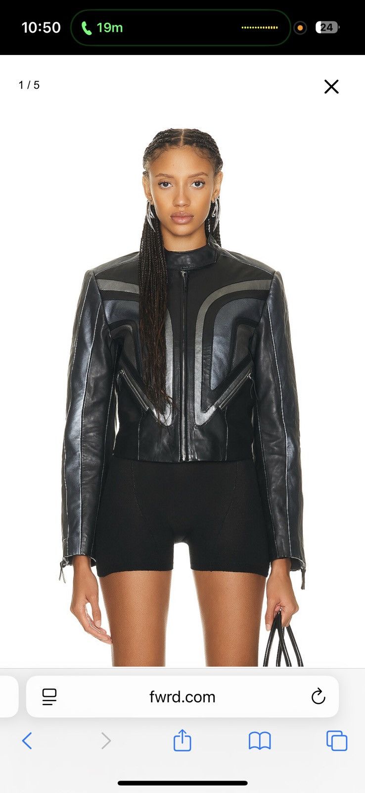 Miaou Miaou Sophie Leather Jacket Size XL / US 12-14 / IT 48-50 - 9 Thumbnail