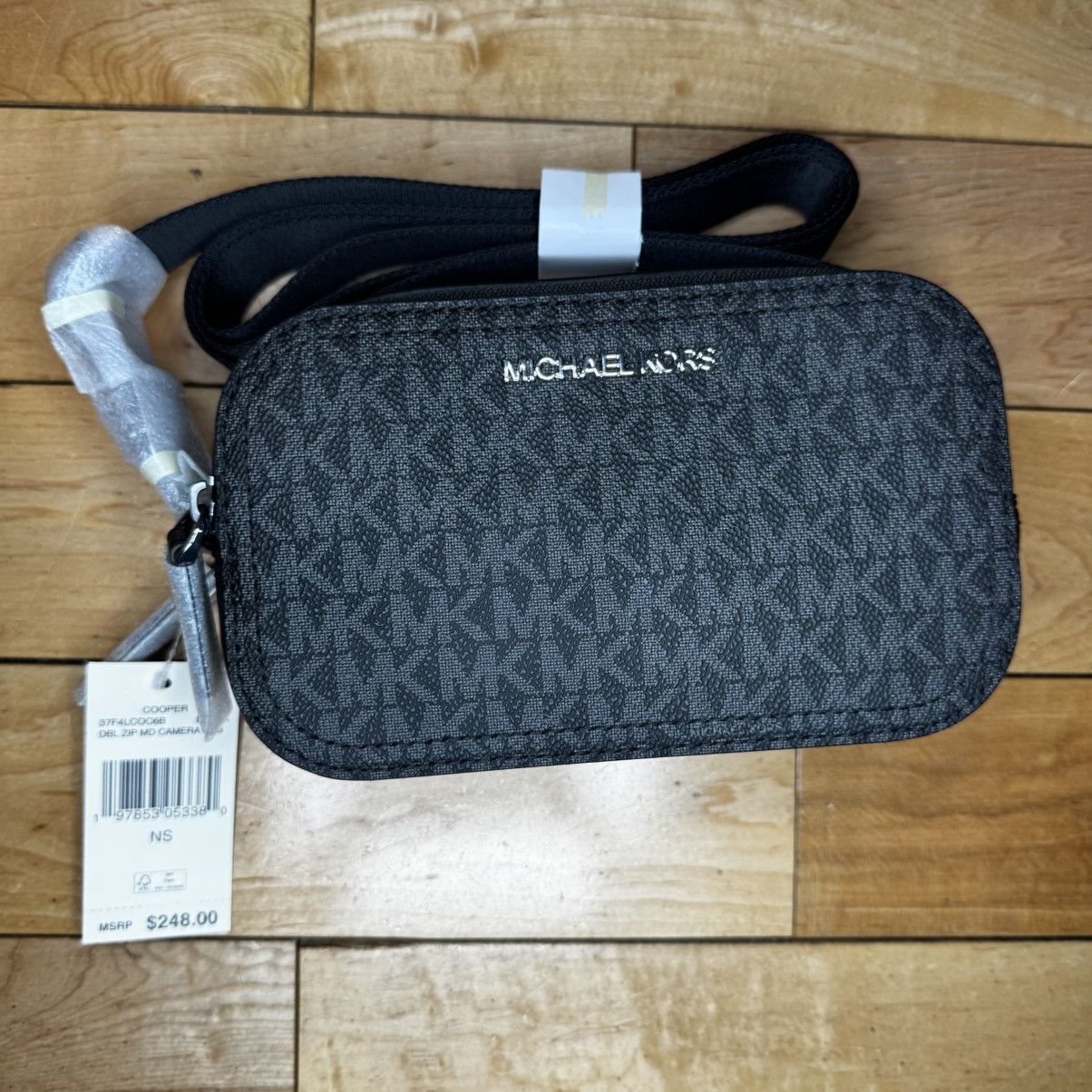 Michael Kors Michael Kors Double Zip MD Camera Bag Black OS Size ONE SIZE - 1 Thumbnail