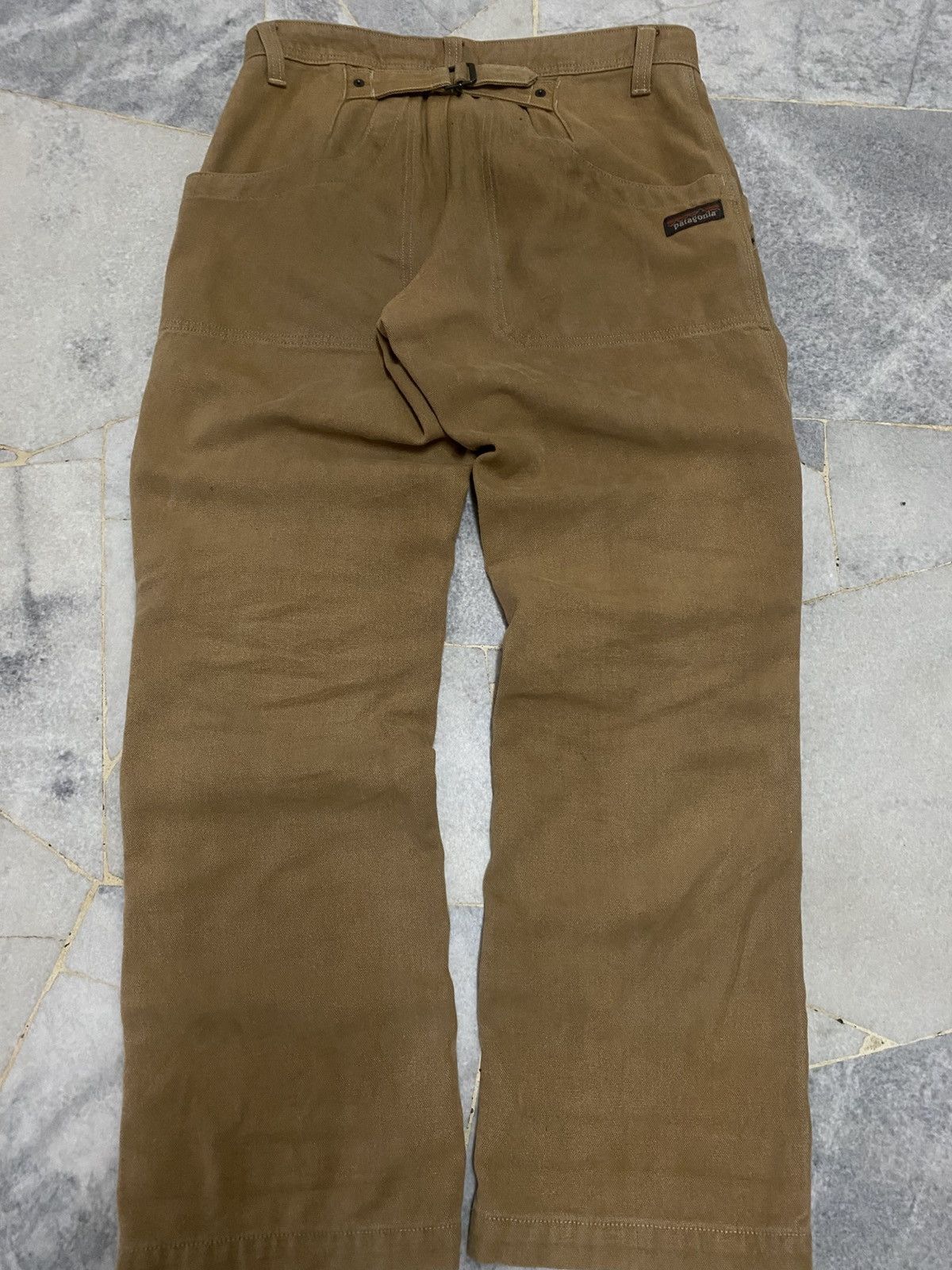 Japanese Brand Patagonia Iron Forge Hemp Canvas Barn Pants - Cinch Back Size US 32 / EU 48 - 13 Thumbnail