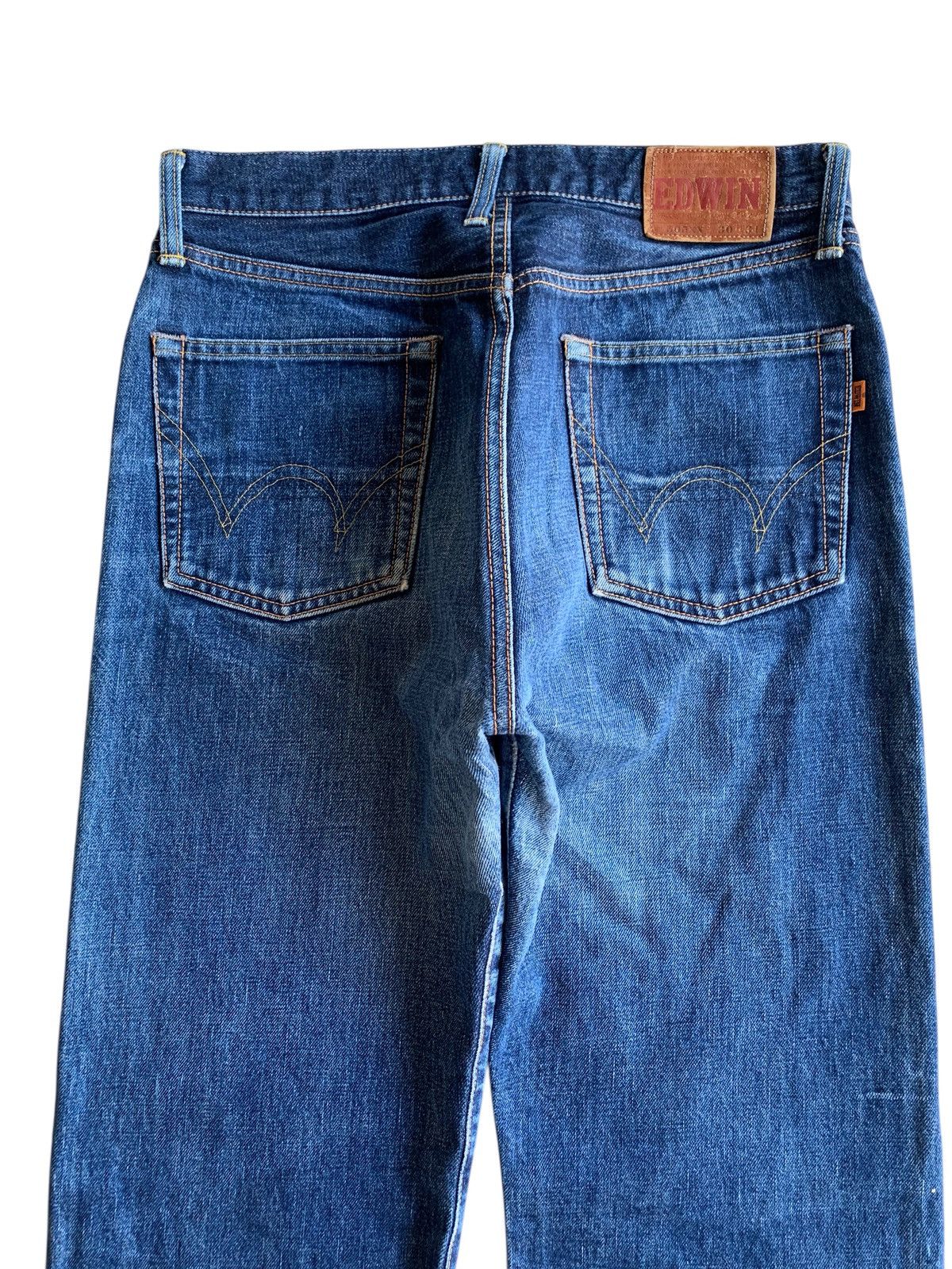 Edwin VINTAGE EDWIN 505XX SELVEDGE FADED JAPANESE DISTRESSED DENIM Size US 30 / EU 46 - 8 Thumbnail