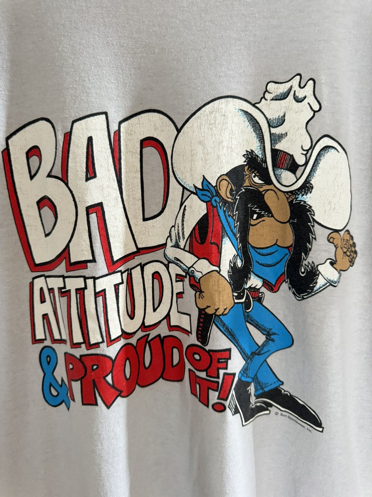 Vintage VINTAGE BAD ATTITUDE AND PROUD OF IT TSHIRT Size US L / EU 52-54 / 3 - 3 Thumbnail