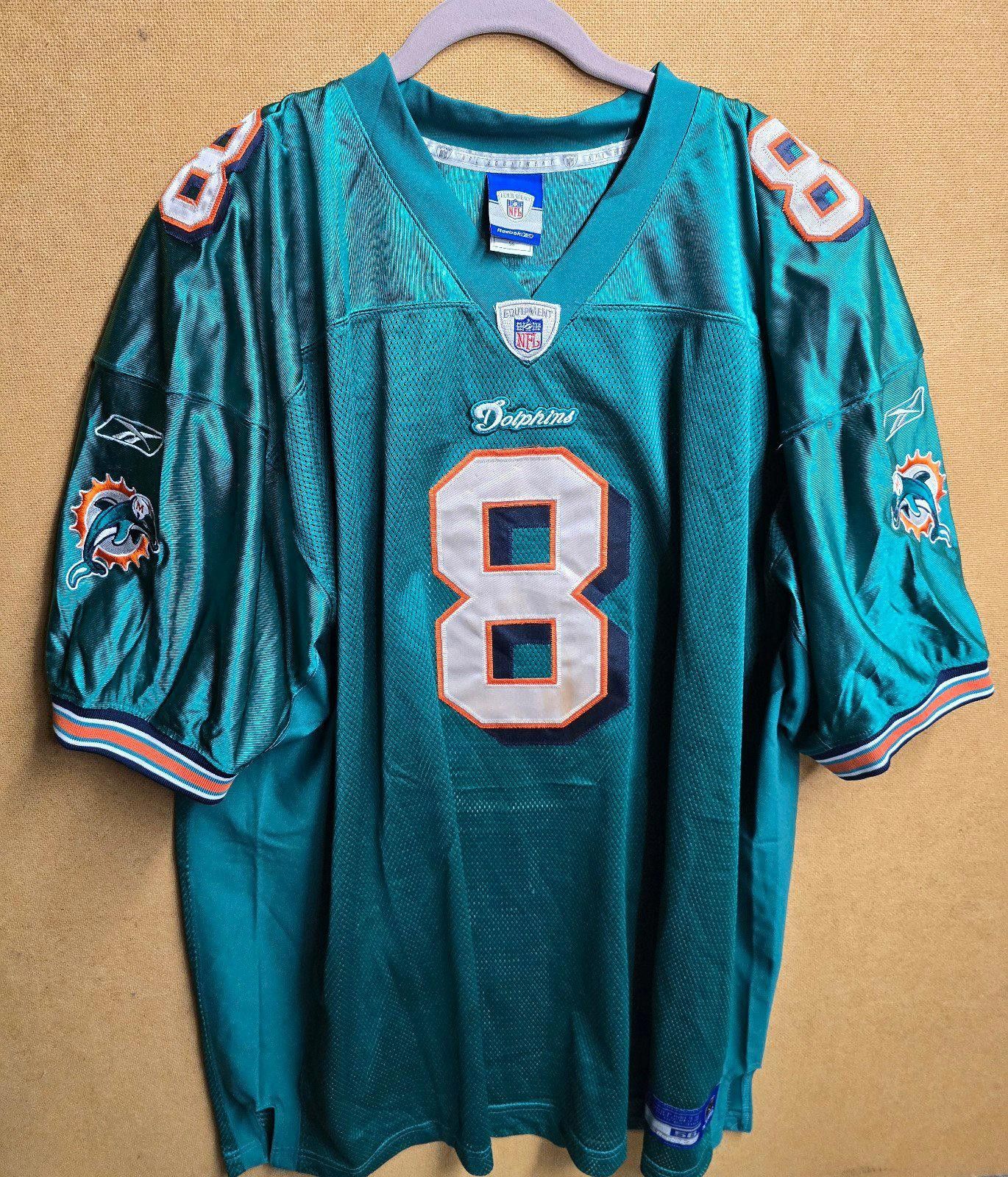 Reebok Vintage REEBOK Miami Dolphins Daunte Culpepper Jersey sz 56 Size US XXL / EU 58 / 5 - 1 Thumbnail