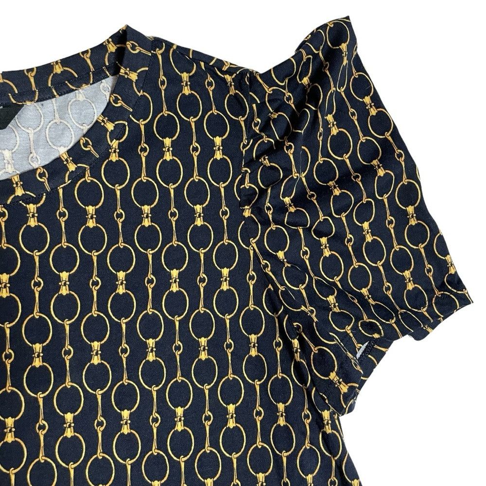 Ralph Lauren NWT New Ralph Lauren Navy Short Chain Print Top Size XL Size XL / US 12-14 / IT 48-50 - 6 Thumbnail