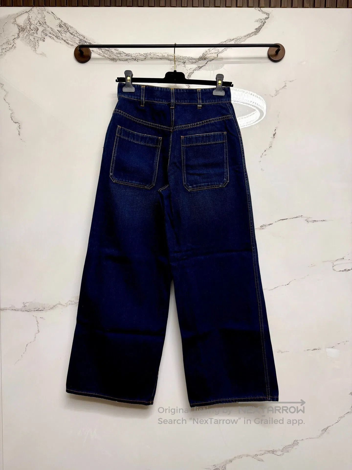 Dior dior slogan denim pants in new condition. Size US 34 / EU 50 - 2 Thumbnail