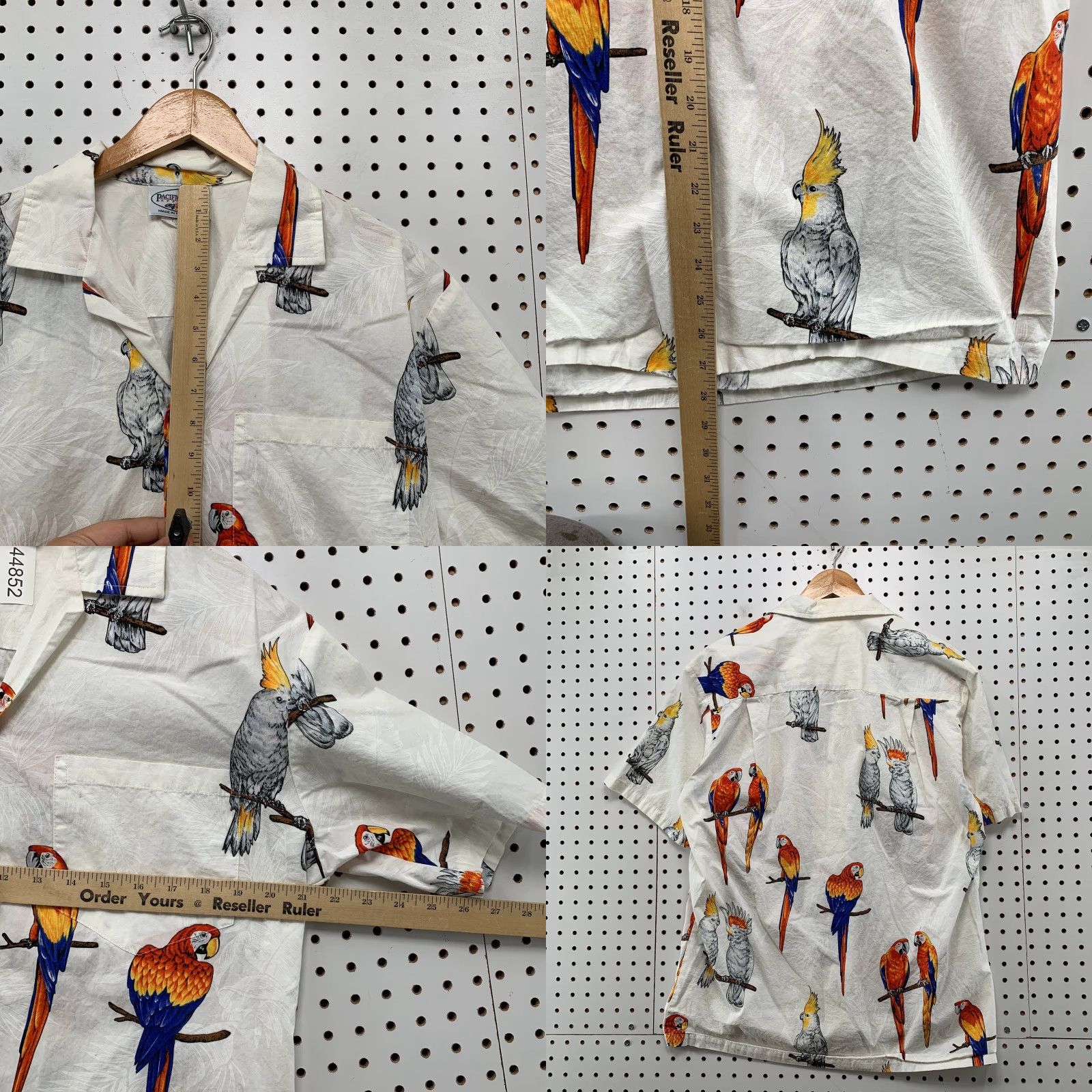 Vintage VINTAGE Pacific Legend Parrot Button Shirt Mens M Hawaiian USA Size US M / EU 48-50 / 2 - 8 Thumbnail