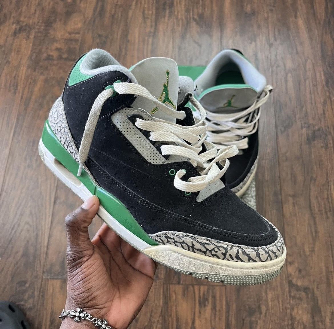 Jordan Brand Jordan 3 Pine Green Size US 10 / EU 43 - 1 Thumbnail
