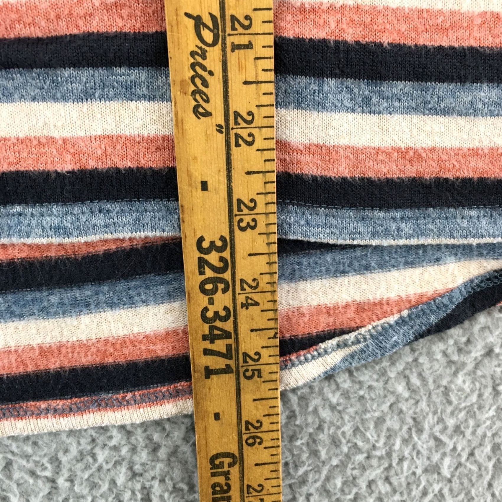 American Eagle Outfitters American Eagle Shirt Womens M Multicolor Striped Plush Pullover Sweatshirt Size M / US 6-8 / IT 42-44 - 6 Thumbnail