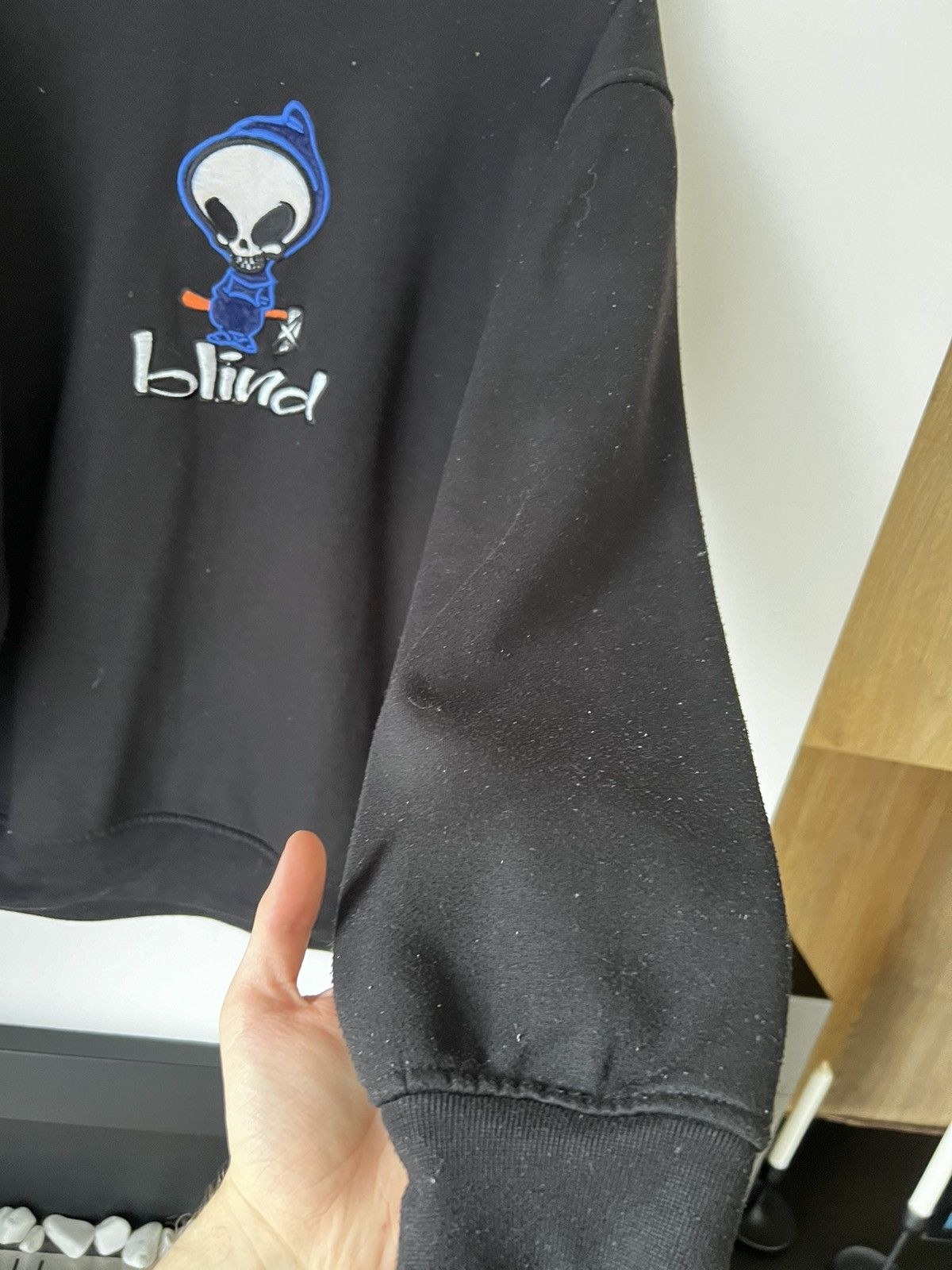 Hook-Ups Rare Vintage Blind Skateboards Hoodie Hype streetwear Sk8 Size US L / EU 52-54 / 3 - 3 Thumbnail