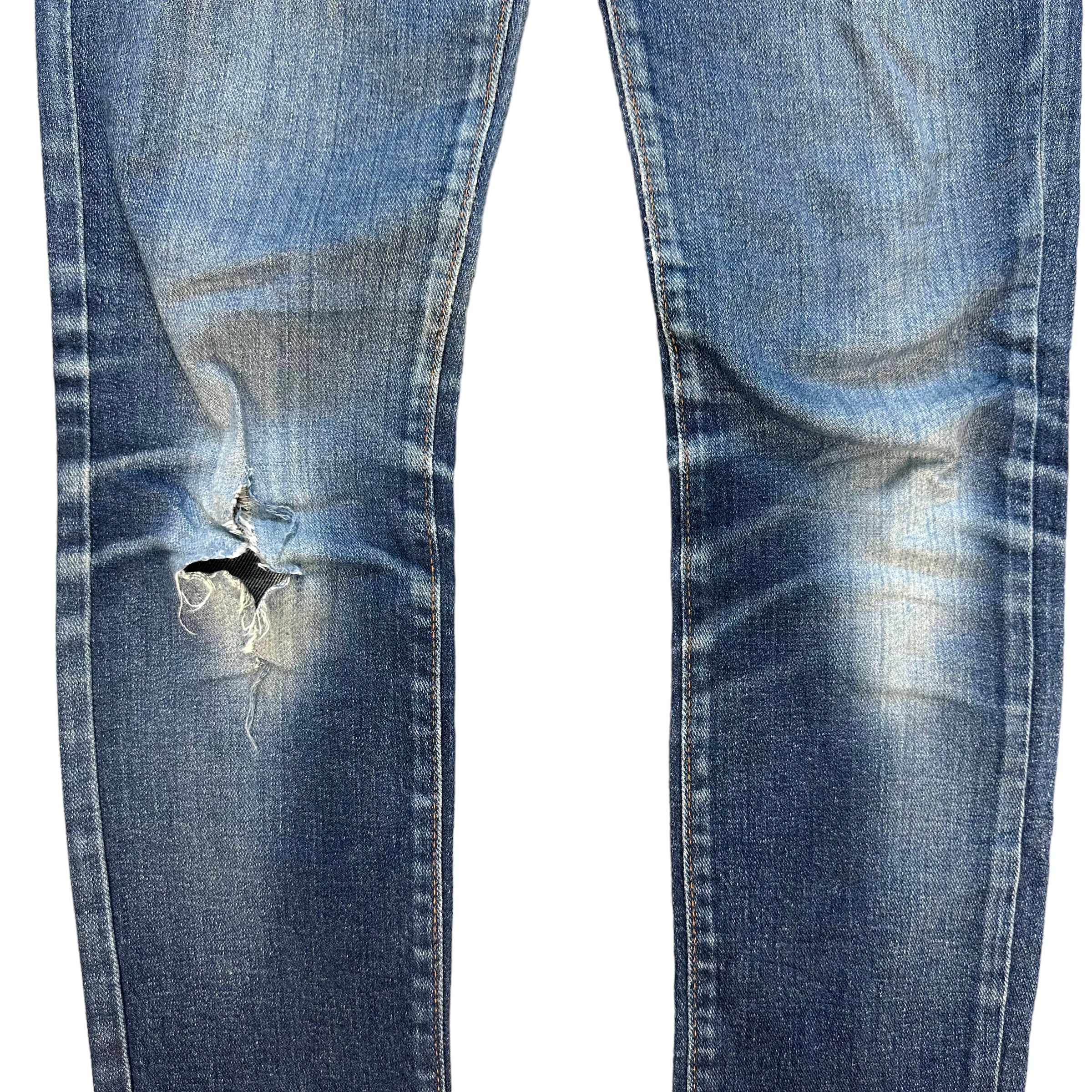 Japanese Brand TRASHED🔥 X-GIRL X-GIRL MADE IN JAPAN JEANS #7458-147 Size 27" / US 4 / IT 40 - 7 Thumbnail