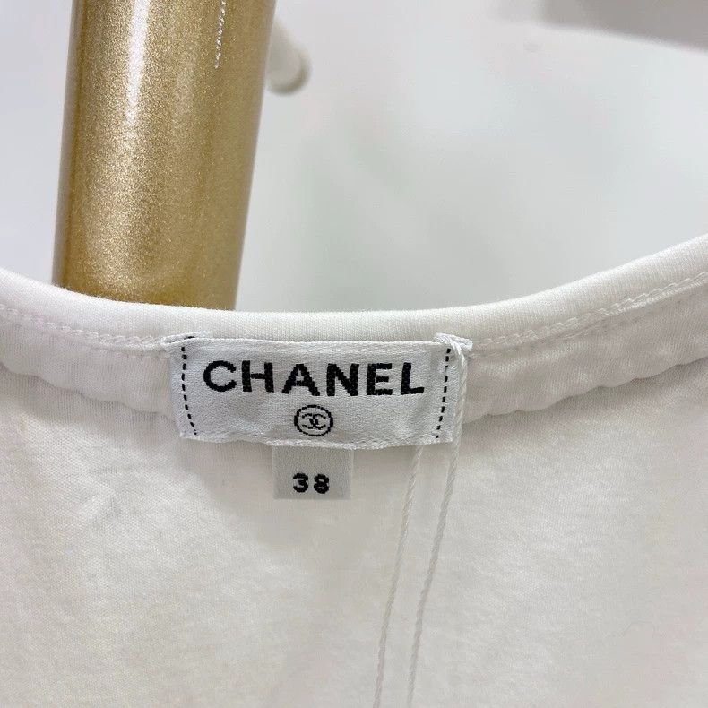 Chanel Chanel White sleeveless top Size XS / US 0-2 / IT 36-38 - 5 Thumbnail