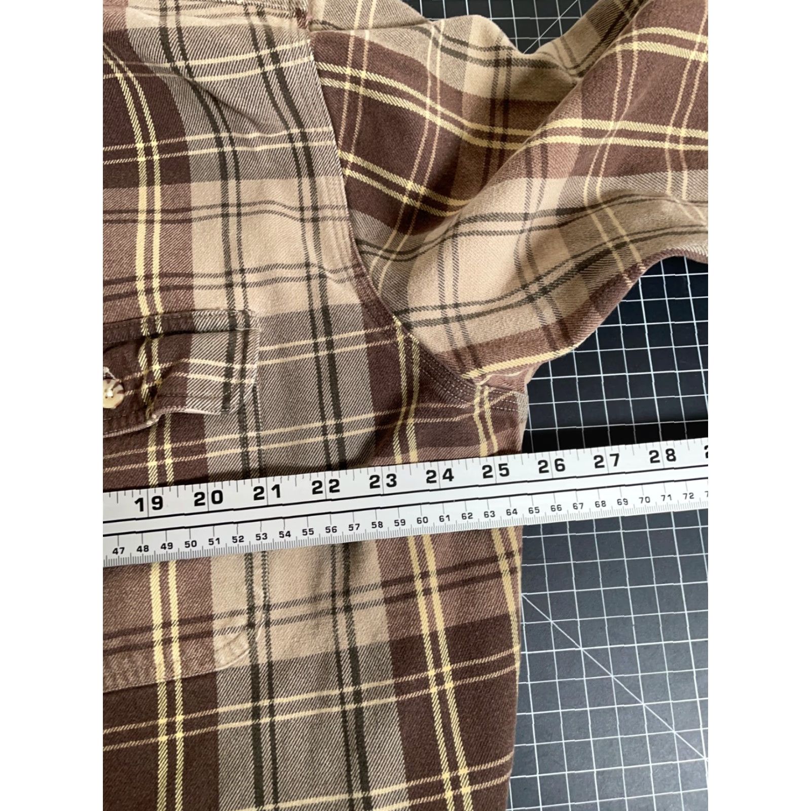Carhartt Carhartt Flannel Shirt Men's XL Brown Plaid Heavyweight S129PTN Workwear, Button-Up, Long Sleeve Size US XL / EU 56 / 4 - 5 Thumbnail