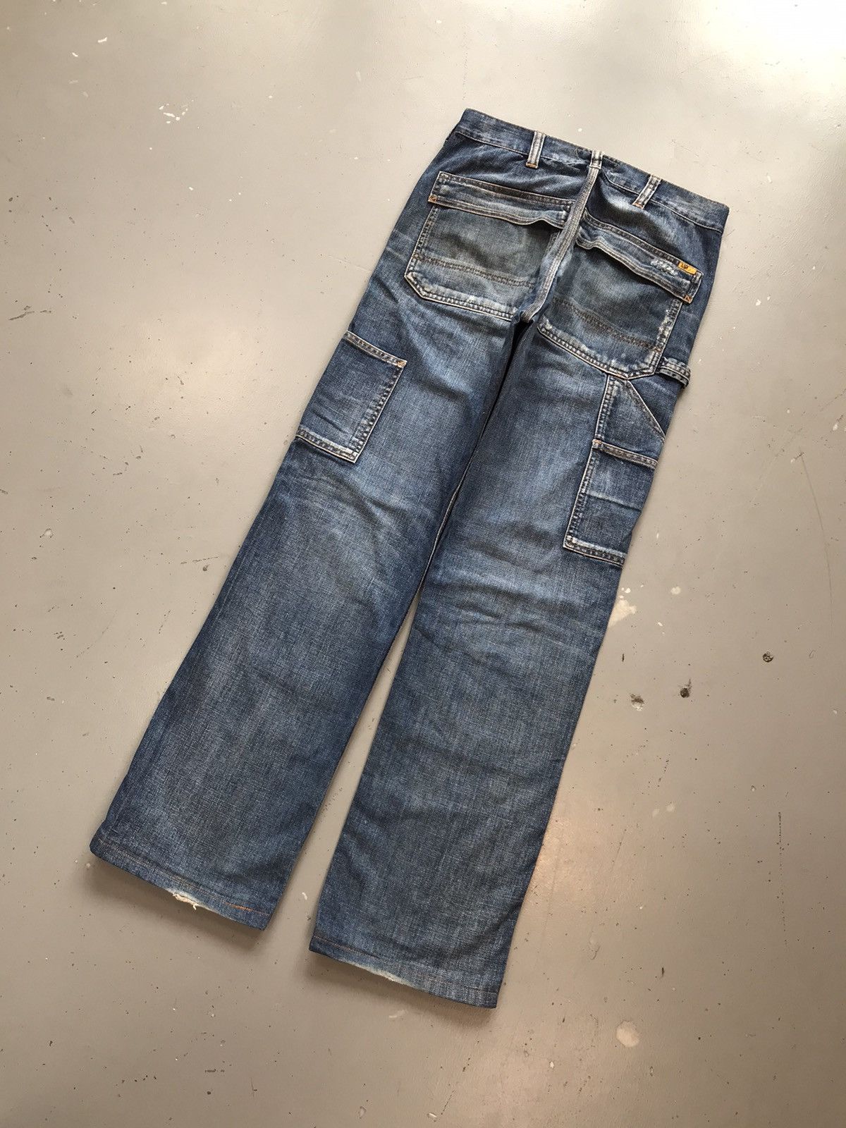 Vintage Vintage meltin pot double knee distressed denim Size US 30 / EU 46 - 7 Thumbnail