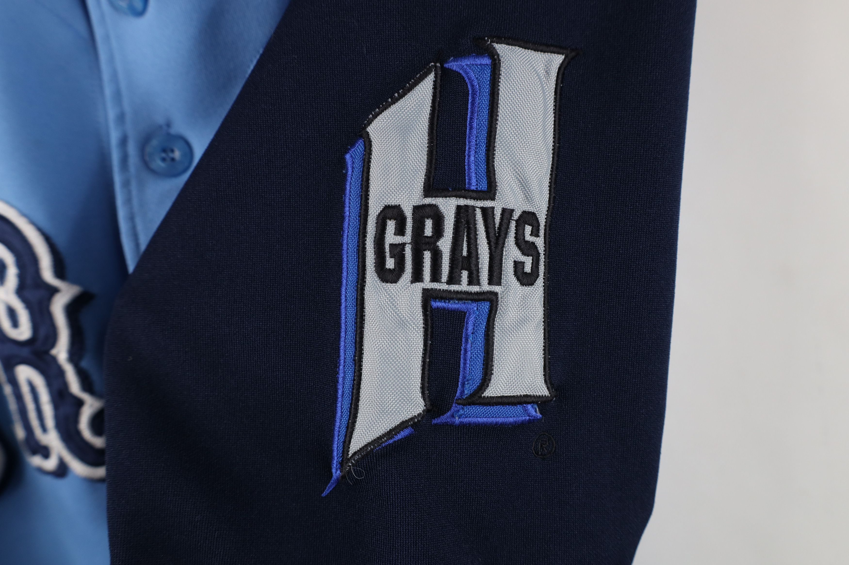 Vintage Vintage 90s Negro League Homestead Baseball Jersey Blue Size US XXL / EU 58 / 5 - 4 Thumbnail