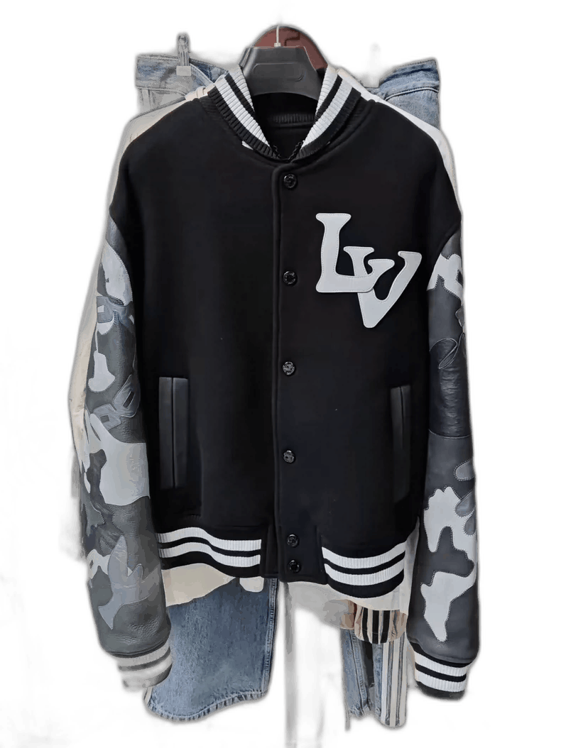 Louis Vuitton Louis Vuitton Logo Baseball Jacket-yf Size US L / EU 52-54 / 3 - 1 Thumbnail