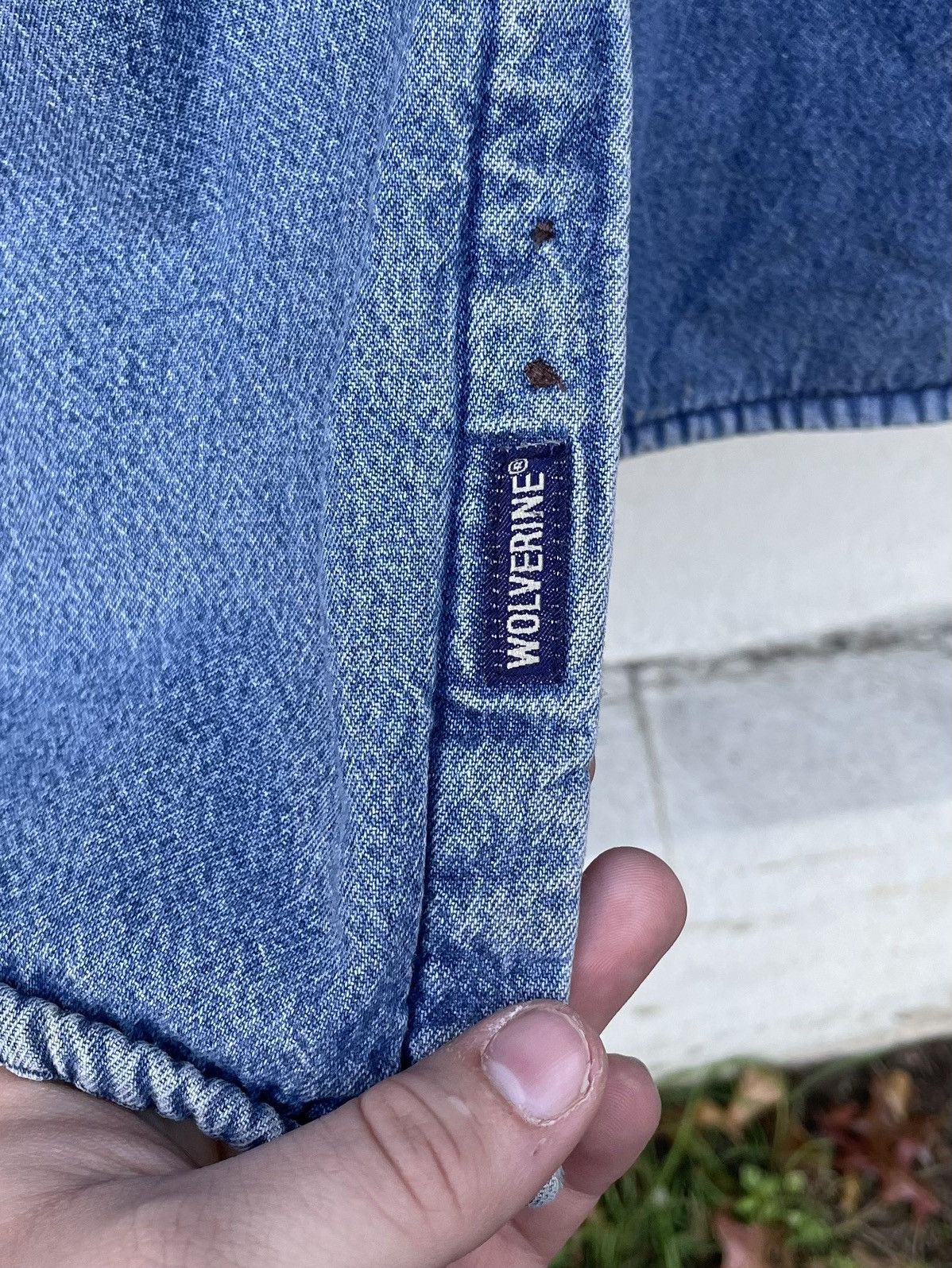 Wolverine Vintage Wolverine Jacket Mens XL Blue Denim Shirt Shacket Size US XL / EU 56 / 4 - 8 Thumbnail