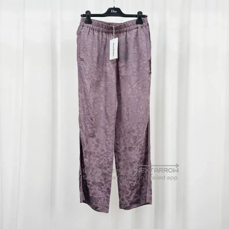 Acne Studios Acne Studios Satin pattern full-print casual long pants Size 24" / US 00 / IT 34 - 1 Thumbnail