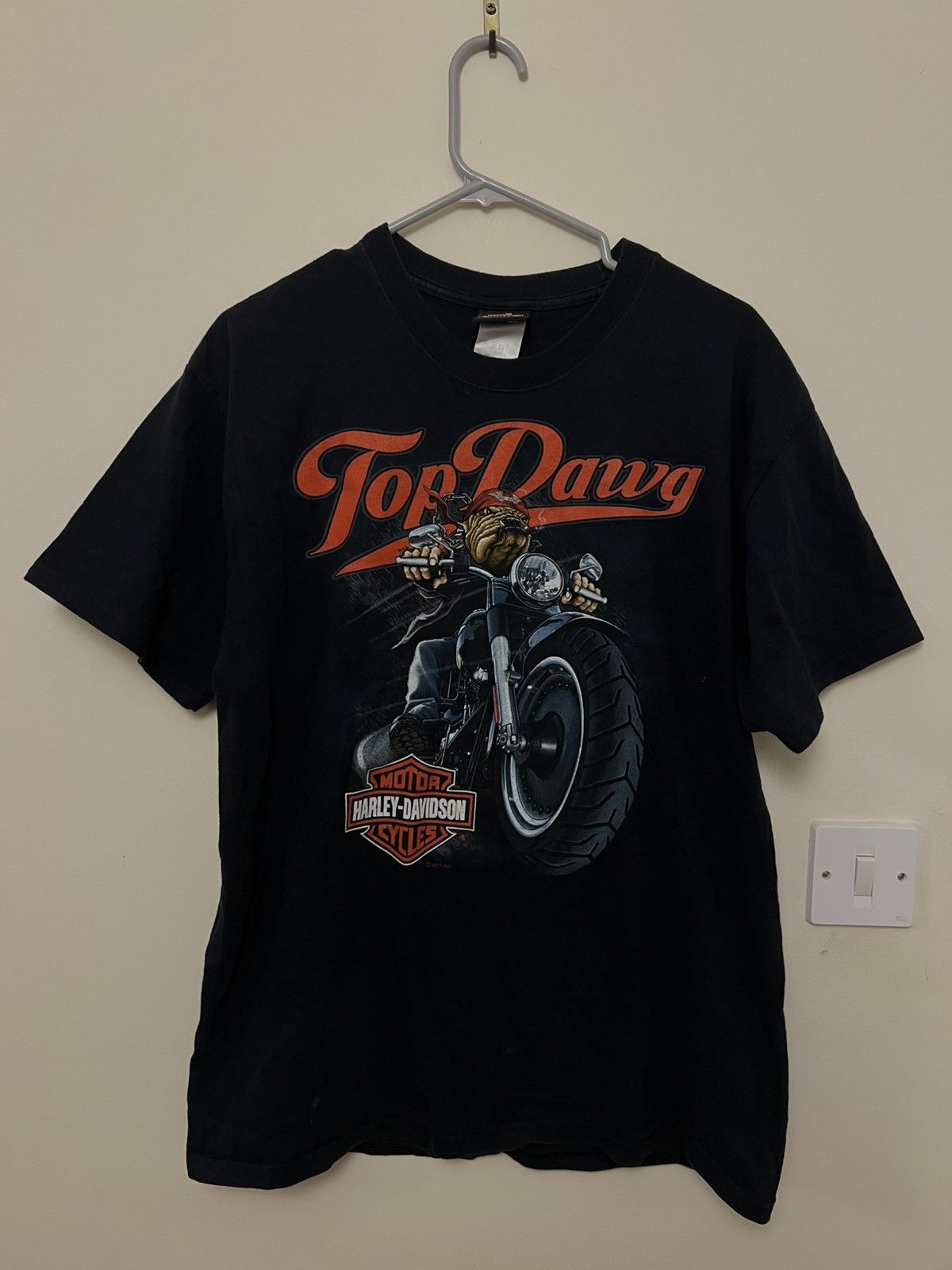 Harley Davidson × Vintage Harley-Davidson T-Shirt – Vintage Size US M / EU 48-50 / 2 - 1 Thumbnail