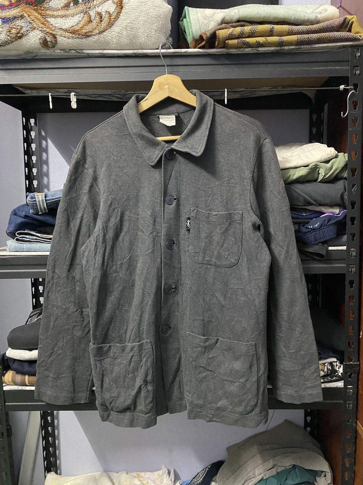 agnes b. Agnes B. homme paris Button Long Shirt Multipocket Size XS / US 0-2 / IT 36-38 - 1 Thumbnail