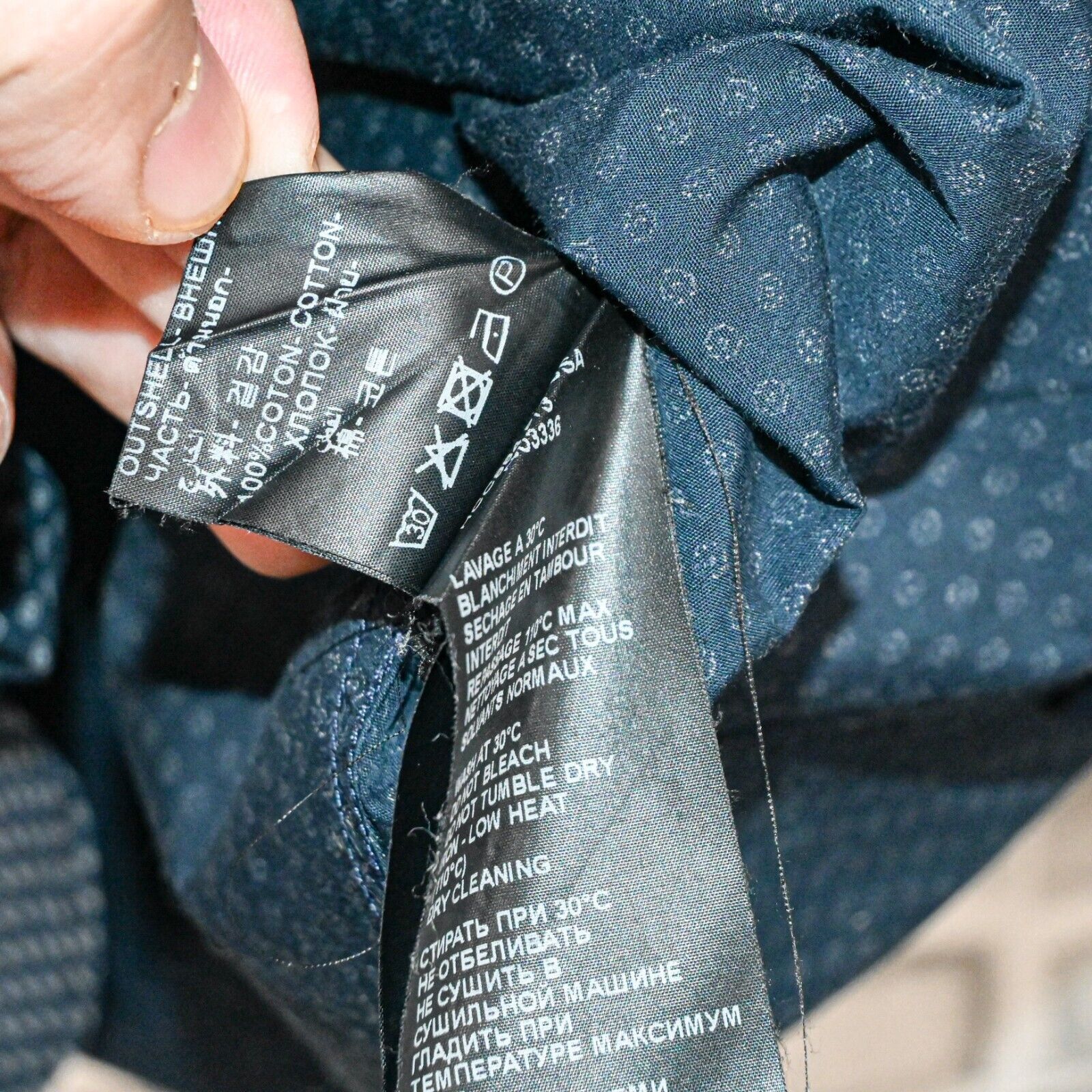 The Kooples The Kooples Fitted Button up Shirt in Blue circle dot print Size US M / EU 48-50 / 2 - 6 Thumbnail