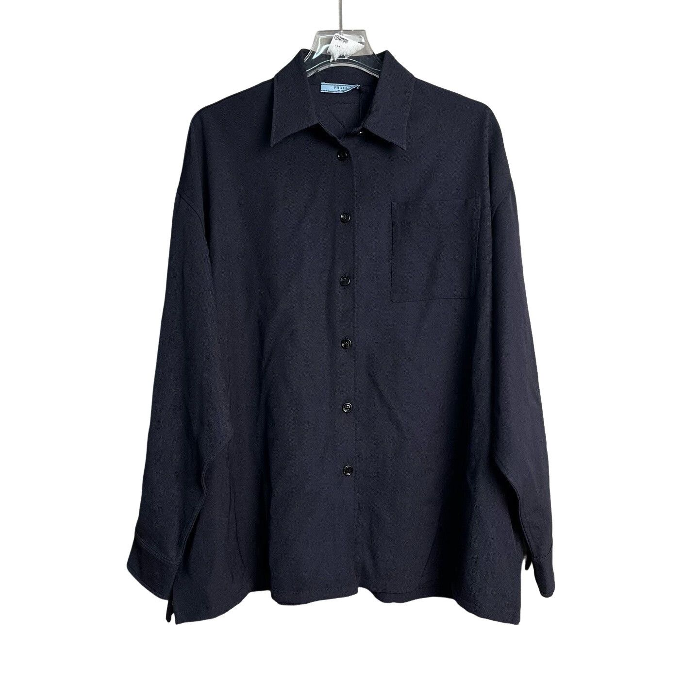 Prada Prada Black Long Sleeve Shirt EU 46 Size US S / EU 44-46 / 1 - 1 Thumbnail