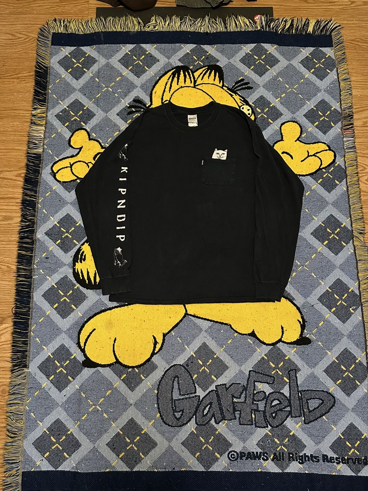 RIPNDIP Vintage Y2K Rip N Dip Black Longsleeve T-Shirt Size US L / EU 52-54 / 3 - 2 Thumbnail