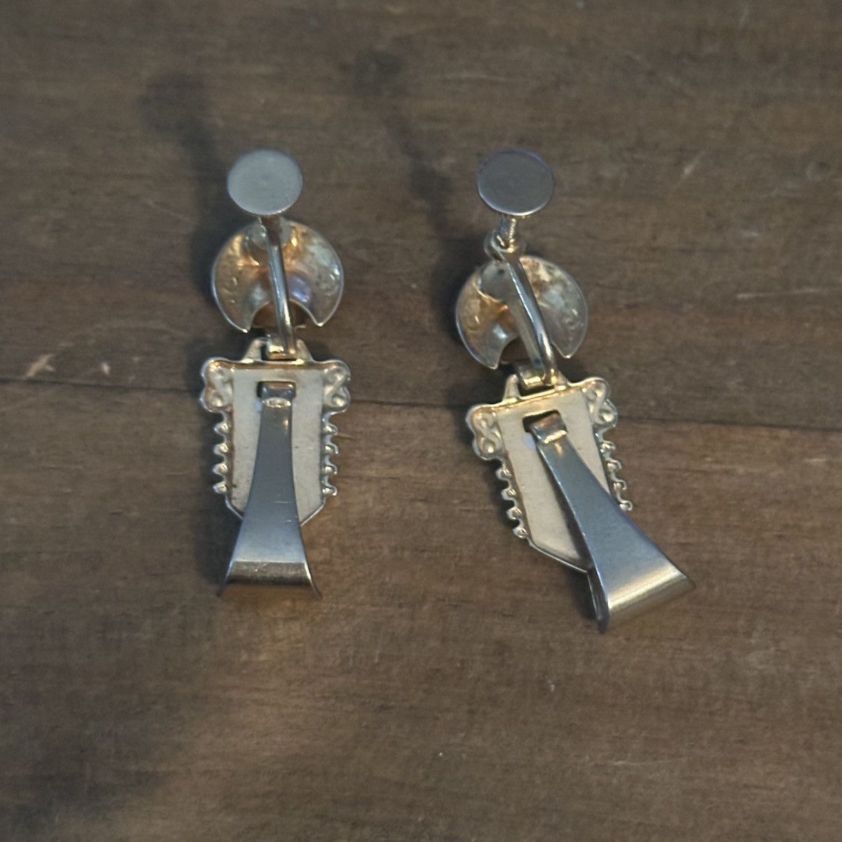 Vintage Vintage Victorian Etruscan Revival gold doorknocker earrings Size ONE SIZE - 3 Thumbnail