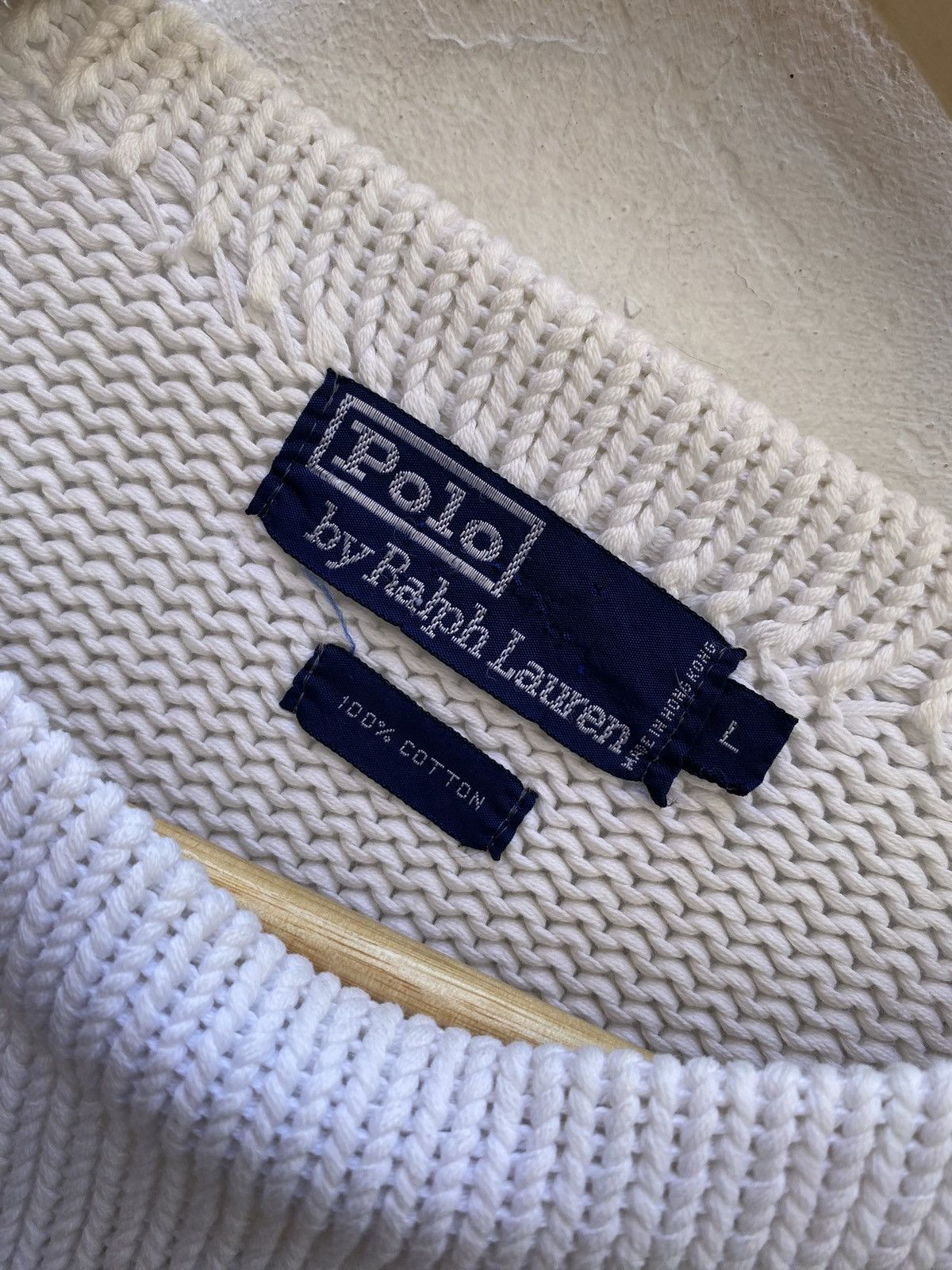 Polo Ralph Lauren Polo Ralph Lauren Anniversary Crossflags 1987 Knit Sweater Size US L / EU 52-54 / 3 - 7 Thumbnail