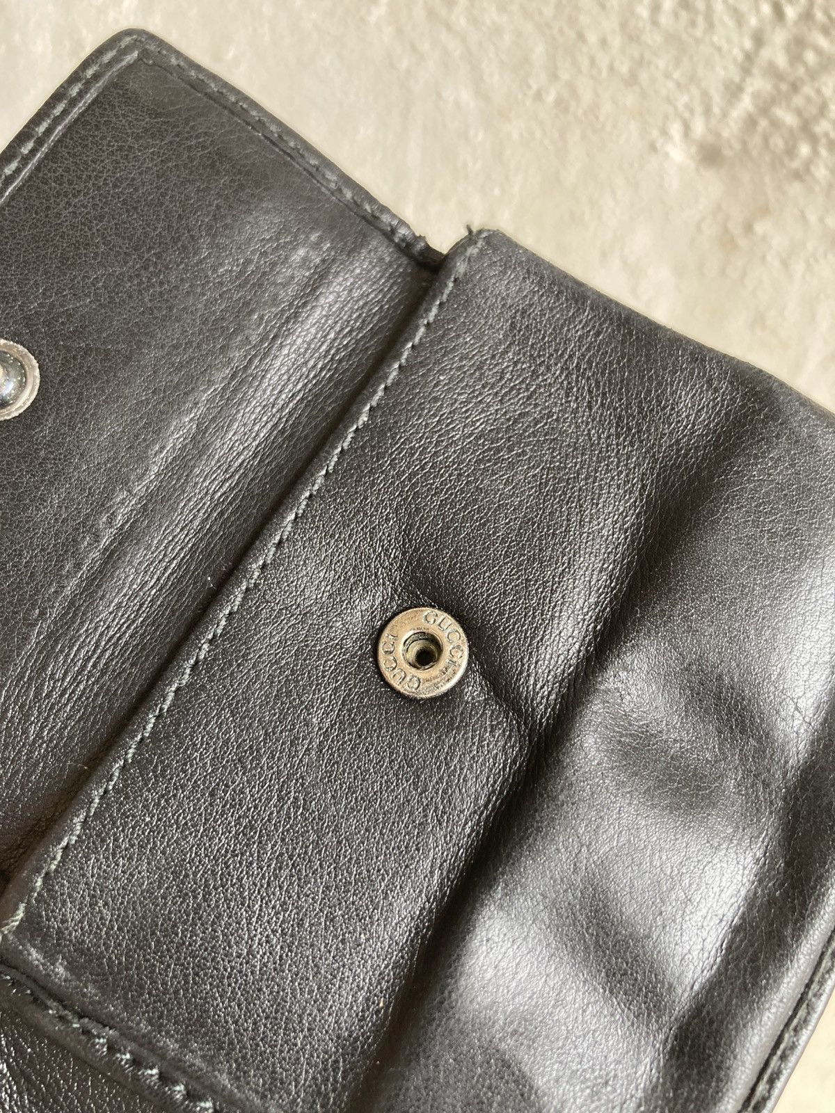 Gucci Gucci GG Monogram Bifold Black Wallet Size ONE SIZE - 7 Thumbnail