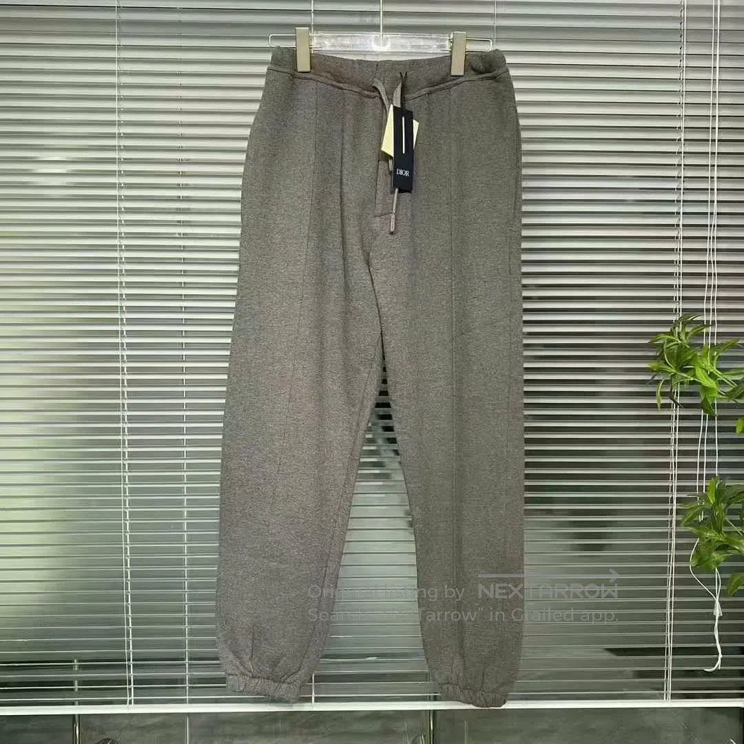 Dior dior gray cashmere sweatpants for women. Size 23" - 2 Thumbnail