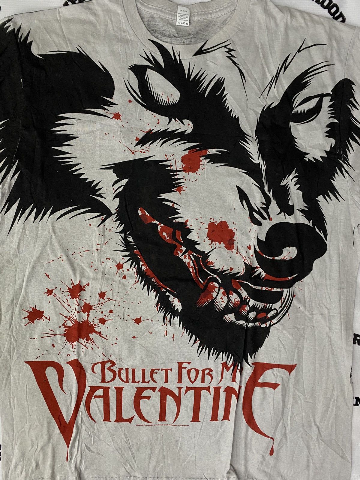 Other BULLET FOR MY VALENTINE 2009 SHIRT. Size US XL / EU 56 / 4 - 11 Thumbnail