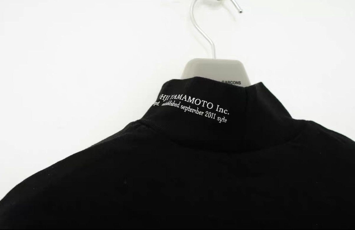 Yohji Yamamoto Yohji Yamamoto SYTE Slogan High Neck Long Sleeve Sweatshirt Size US M / EU 48-50 / 2 - 5 Thumbnail