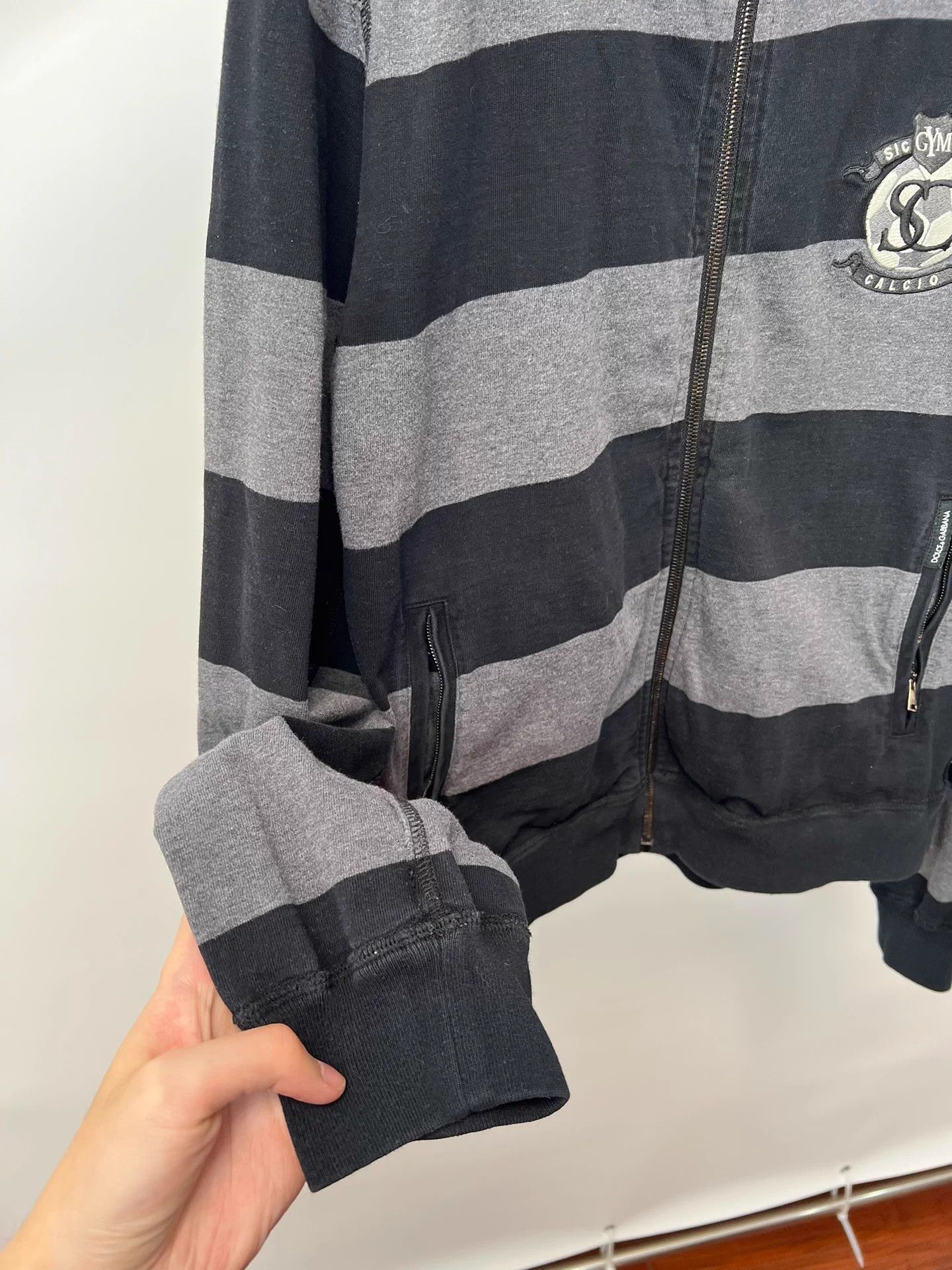 Dolce & Gabbana Dolce & Gabbana Football Embroidered Zip Hoodie Size US M / EU 48-50 / 2 - 6 Thumbnail