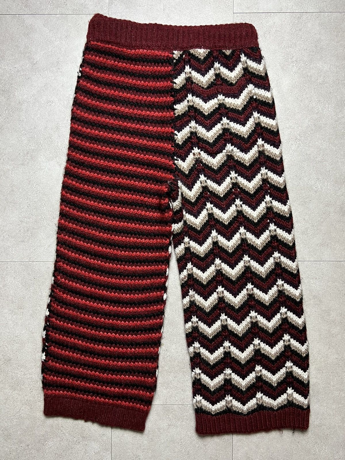 Marni [L]Marni crochet-knit Patchwork Trousers Pants Size US 34 / EU 50 - 2 Thumbnail