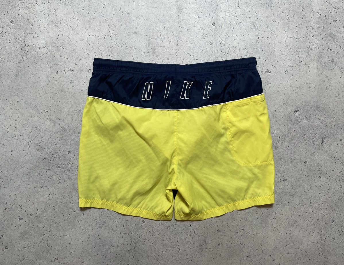 Nike × Vintage Nike Big Logo Vintage Nylon Shorts Size US 33 - 1 Thumbnail