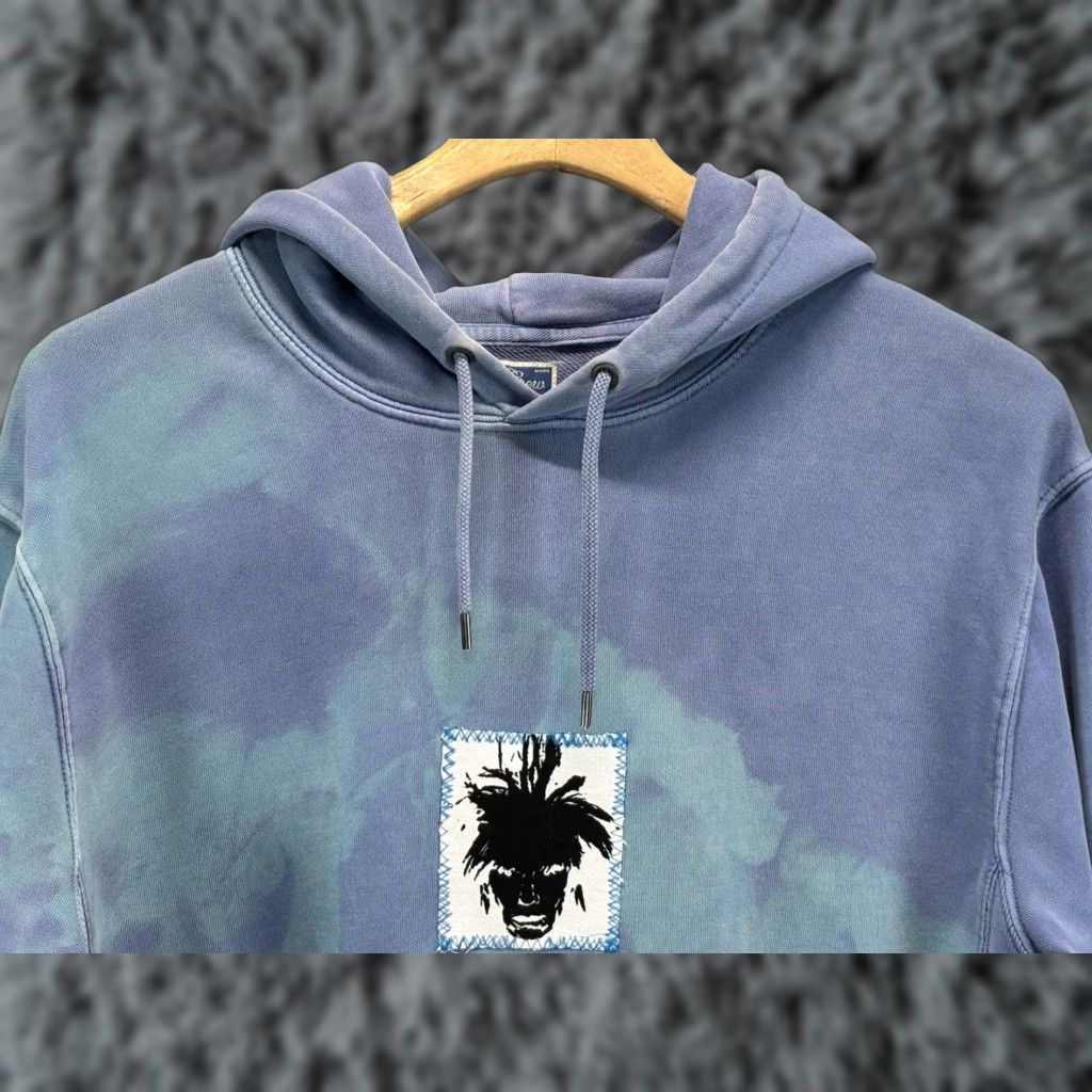 Vintage Sukoya Hoodie J. Crew Reverse Weave Men M Blue Dyed Patchwork Asian Custom Pullover Reversible Tie Dye Streetwear Shirt? Size US M / EU 48-50 / 2 - 1 Thumbnail