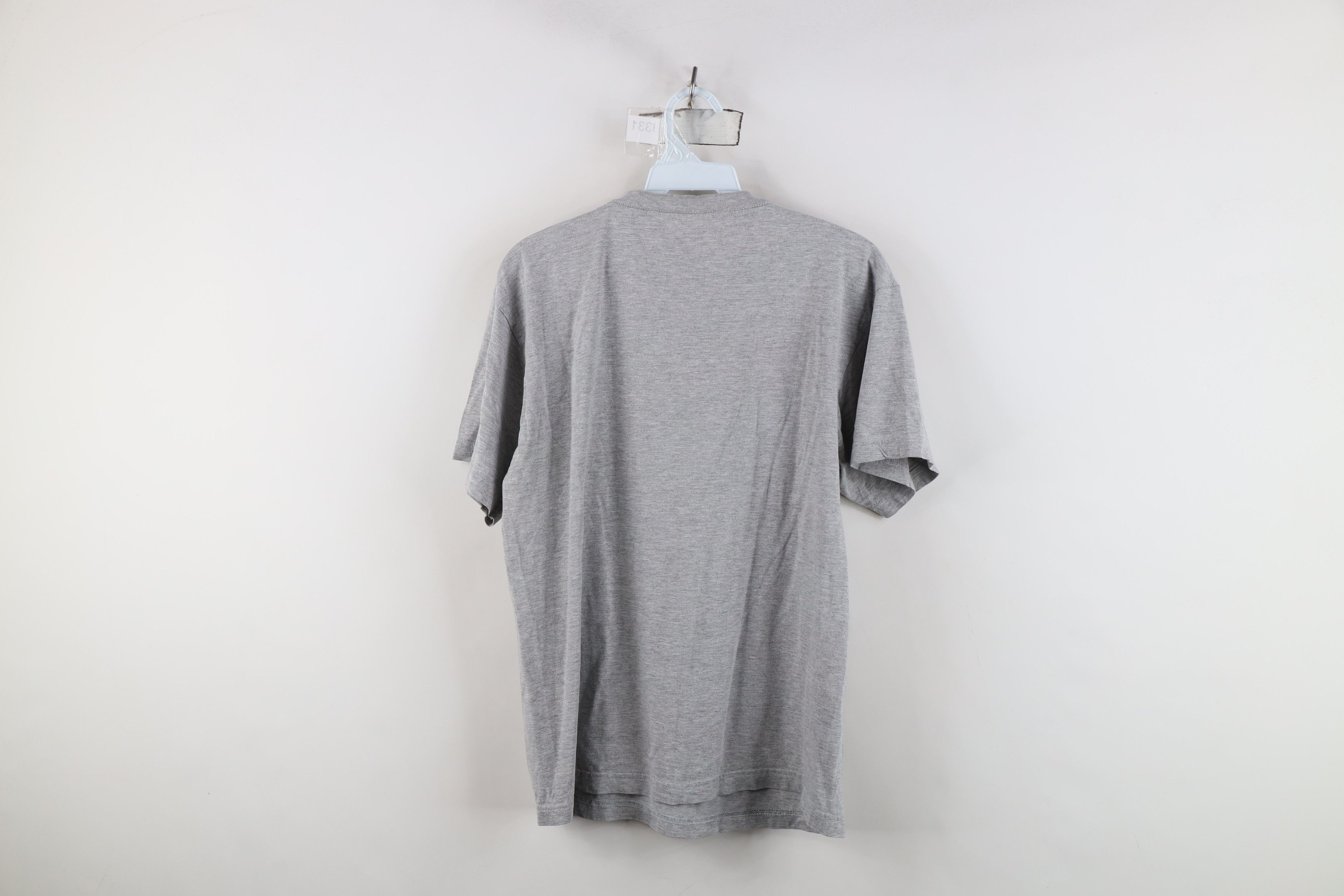Vintage Vintage 90s Streetwear Spell New York Script T-Shirt Gray Size S / US 4 / IT 40 - 8 Thumbnail